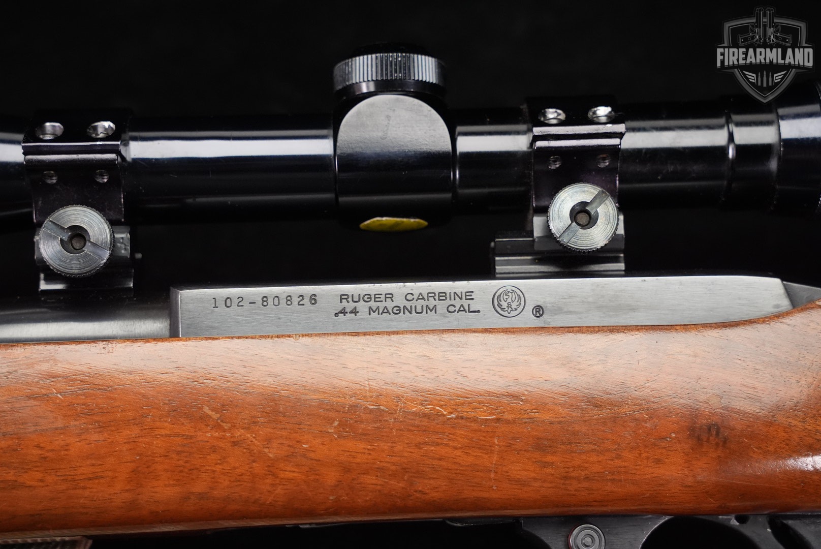 1980 Ruger 44 Carbine 44Rem Mag 16" Blued & Walnut +TASCO SCOPE-img-18
