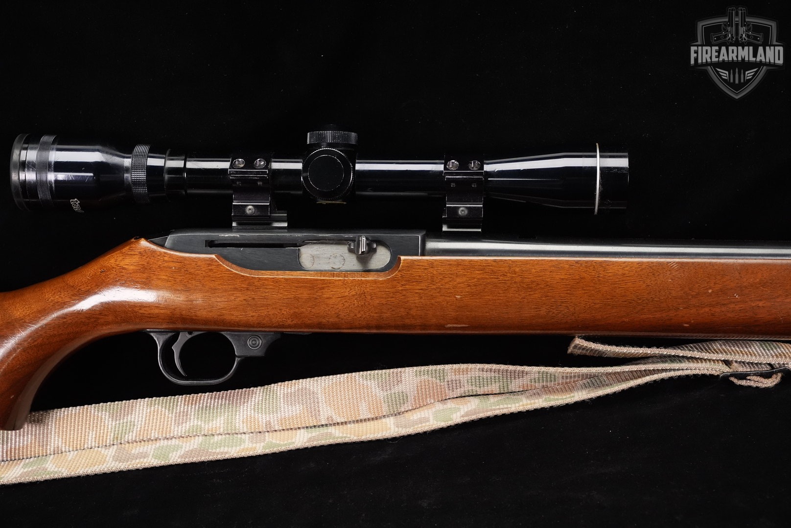 1980 Ruger 44 Carbine 44Rem Mag 16" Blued & Walnut +TASCO SCOPE-img-4