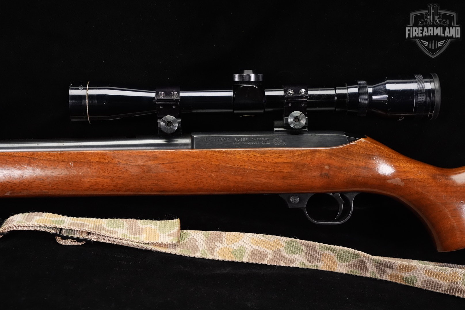 1980 Ruger 44 Carbine 44Rem Mag 16" Blued & Walnut +TASCO SCOPE-img-8