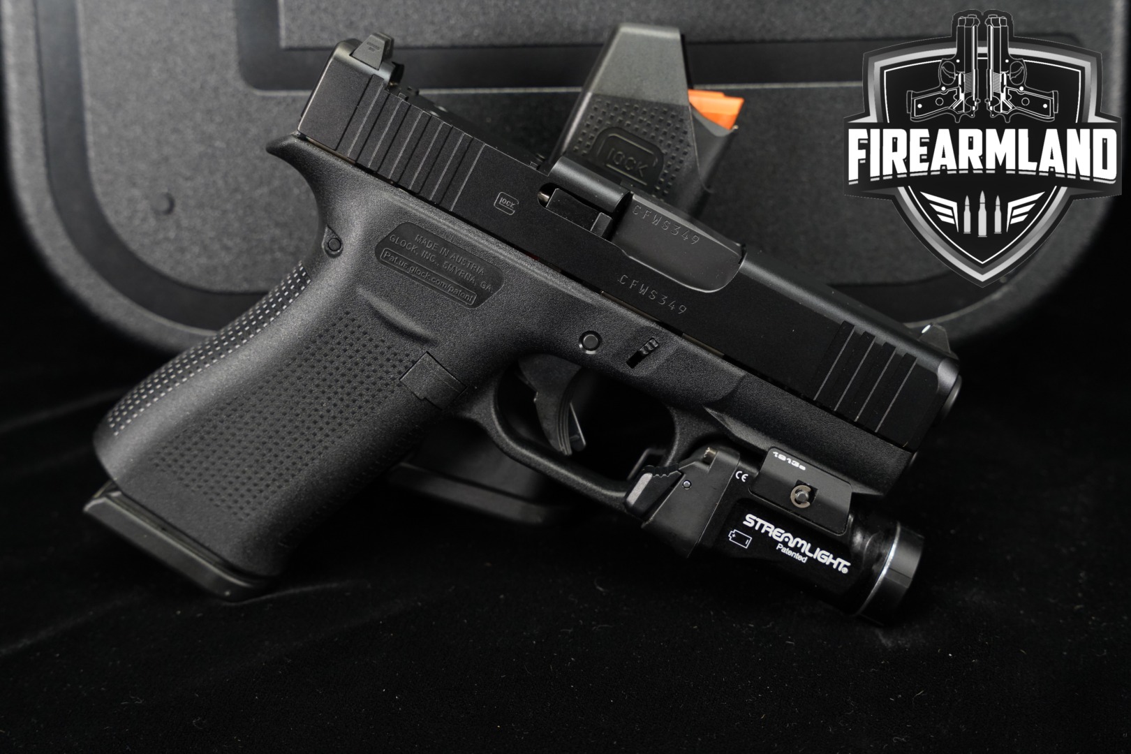 Glock G43X 9mm Luger Black in Excellent Condition Thumbnail