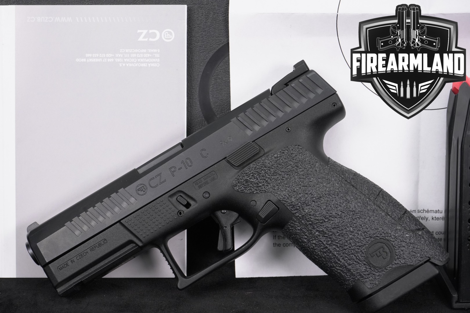 CZ P-10 C 9mm Luger Black in Excellent Condition Thumbnail