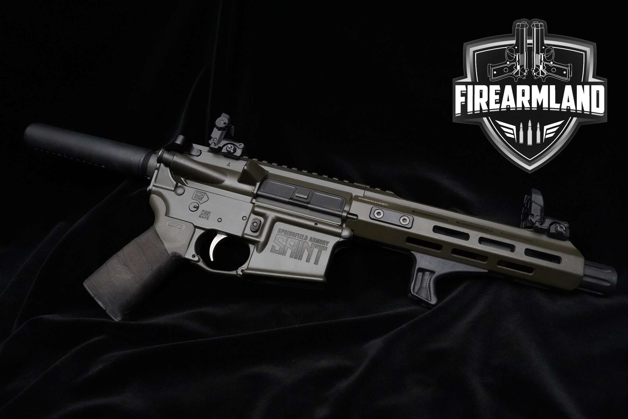 Springfield Armory Saint 5.56mm NATO OD Green Cerakote in Very Good Condition Thumbnail