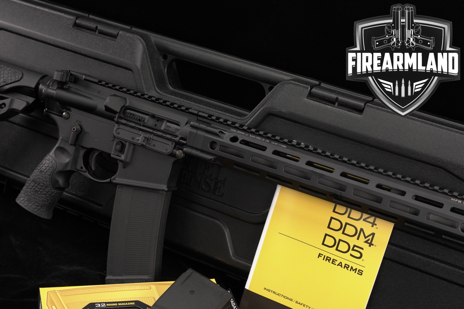 Daniel Defense DDM4 V7 SLW 5.56 NATO AR-15 AR15 16.1 +3 MAGS, CASE-img-0