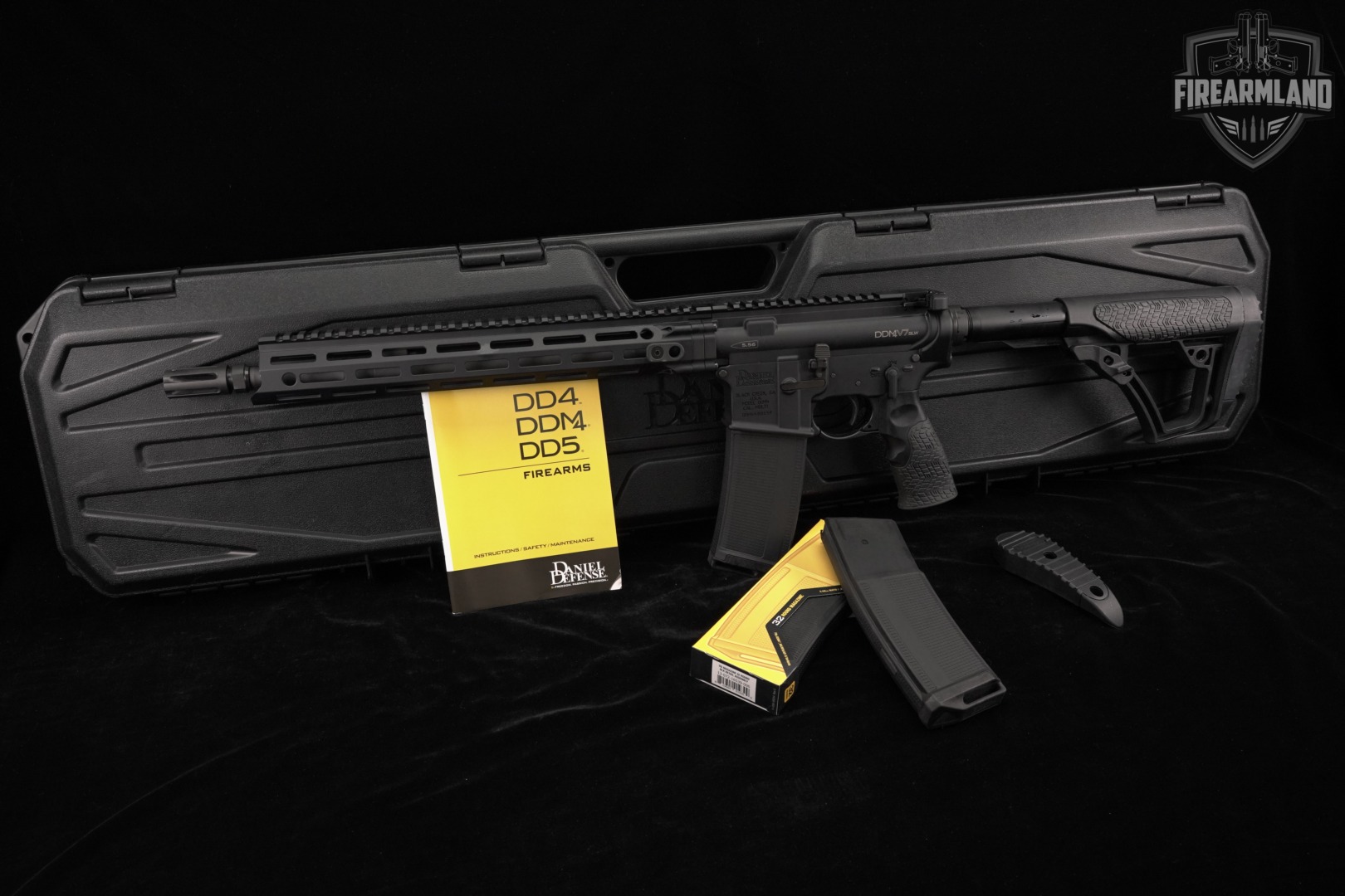 Daniel Defense DDM4 V7 SLW 5.56 NATO AR-15 AR15 16.1 +3 MAGS, CASE-img-2