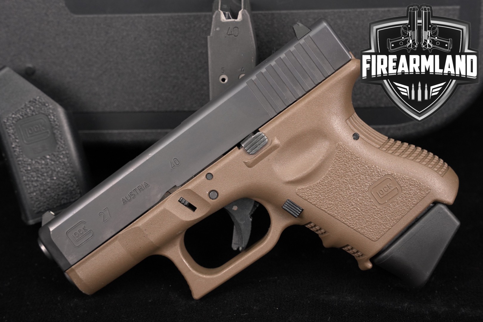 Glock G27 Gen 3 .40 S&W Two-Tone FDE in Very Good Condition Thumbnail