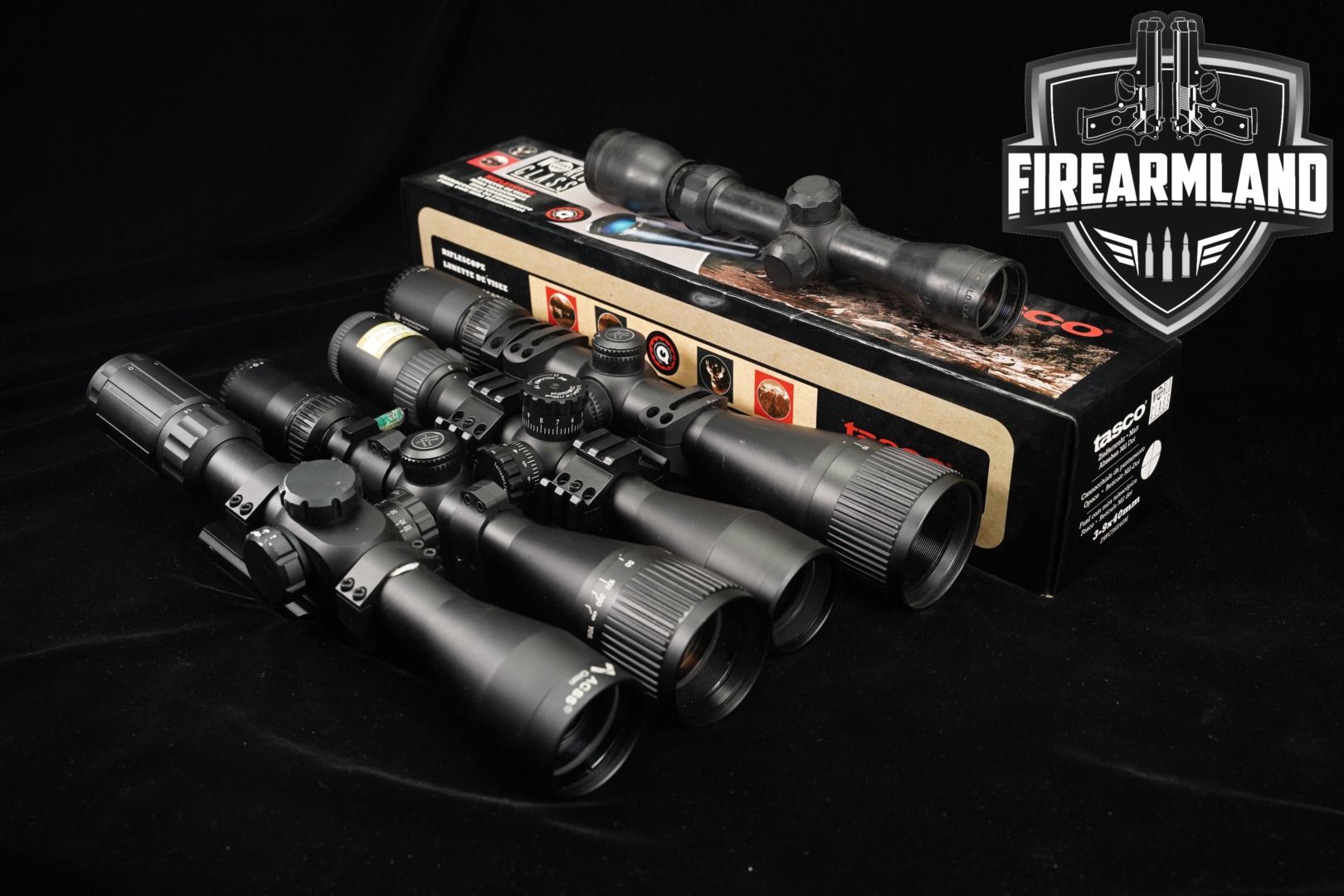 FIVE SCOPE LOT 5 Pack Tasco Nikon Primary Arms Vortex Riflescope Scopes-img-0