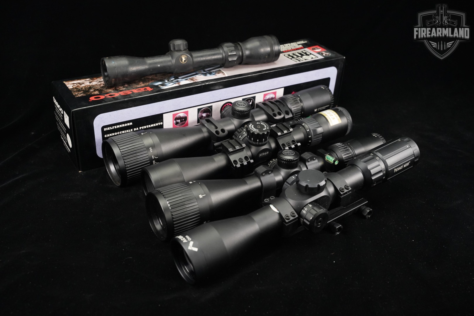 FIVE SCOPE LOT 5 Pack Tasco Nikon Primary Arms Vortex Riflescope Scopes-img-2