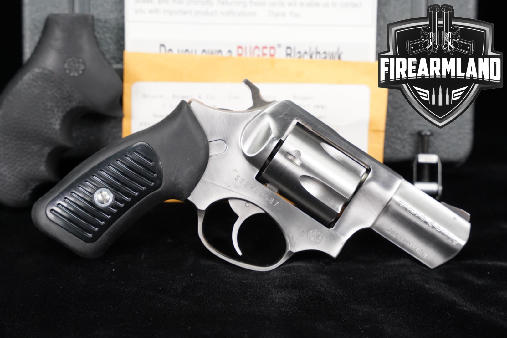 2001 Sturm Ruger SP101 .357 Mag. Satin Stainless in Very Good Condition Thumbnail