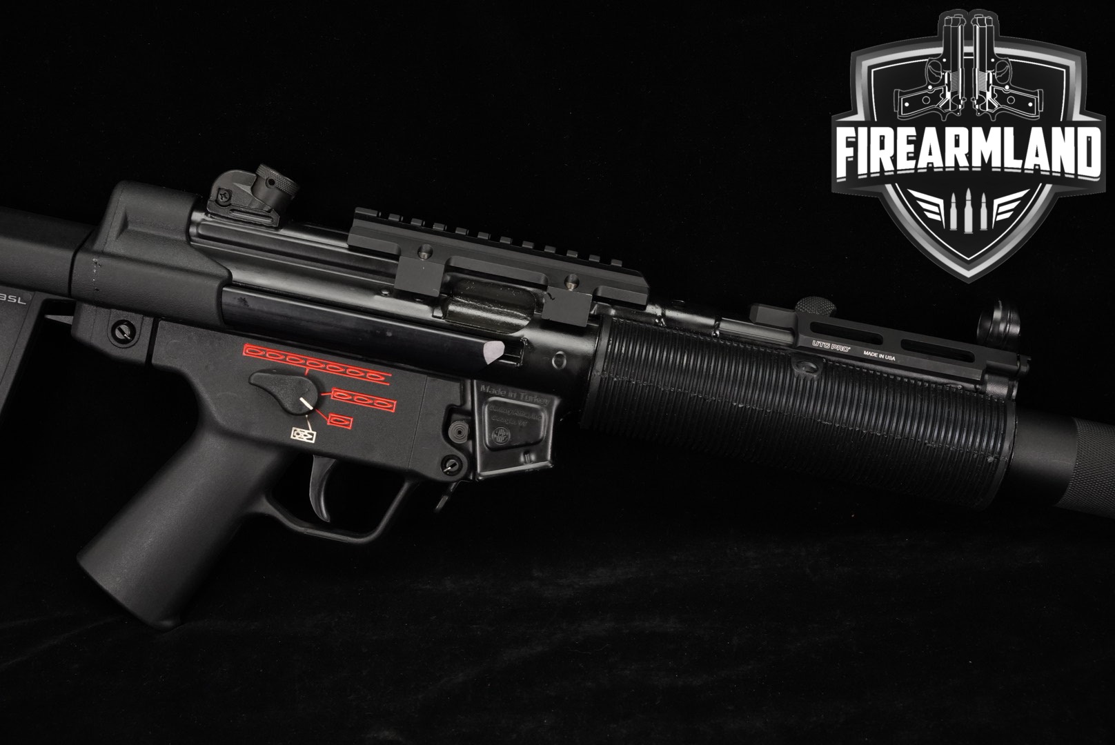 Century Arms MKE AP5 SD 9mm 5.75 AP 5 MP MP5 FAUX SUPPRESSOR-img-0