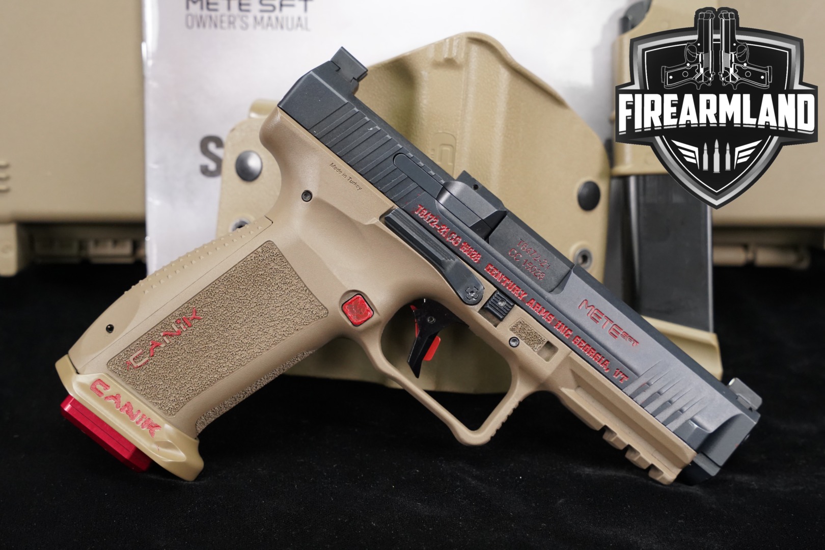 Canik METE SFT 9mm Luger Two-Tone FDE in Good Condition Thumbnail