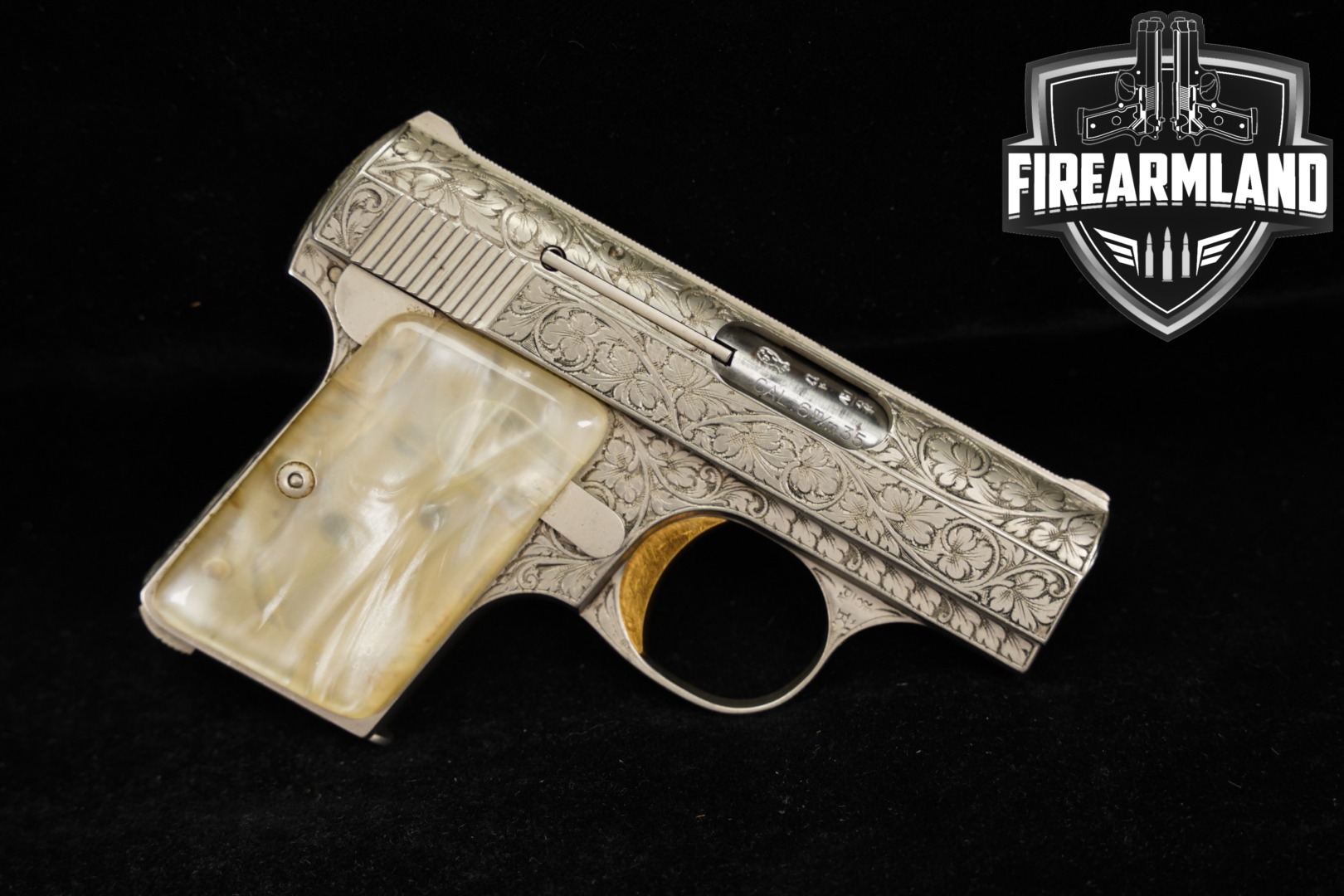 1962 Browning Baby Browning Renaissance .25 ACP (6.35mm) Nickel in Good Condition Thumbnail
