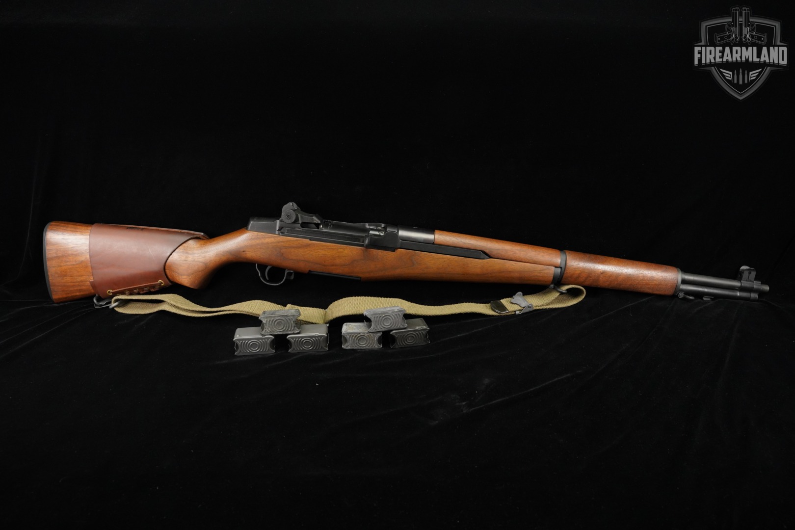 1955 Springfield Armory M1 Garand M1D; Miltech Refinish 24" +6 CLIPS-img-2