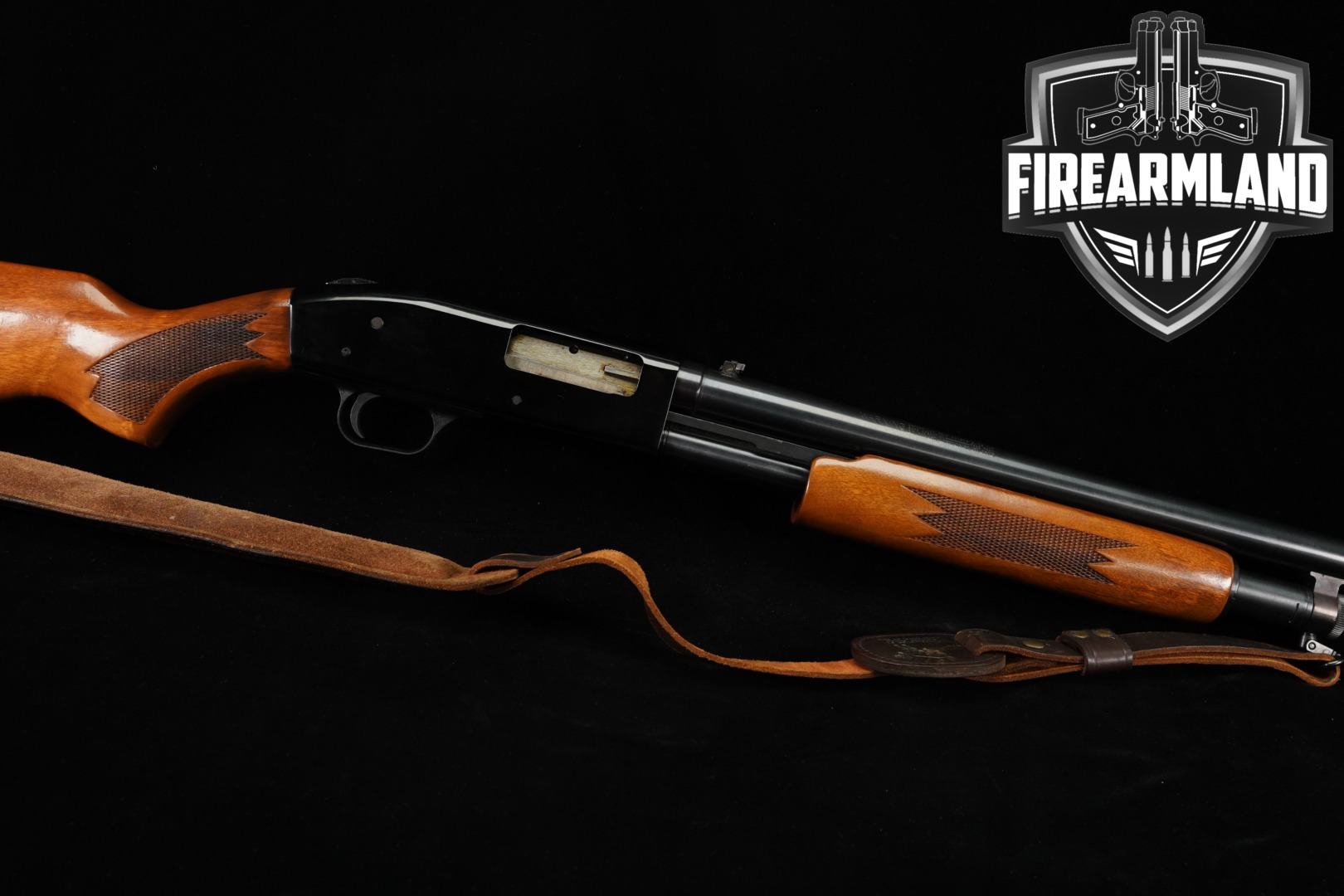 Mossberg 500A Slugster 12 Gauge Blued & Hardwood in Fair Condition Thumbnail