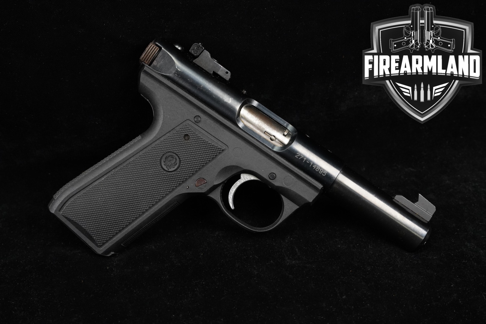 2010 Sturm Ruger 22/45 Mk III Target .22 LR Blued in Fair Condition Thumbnail