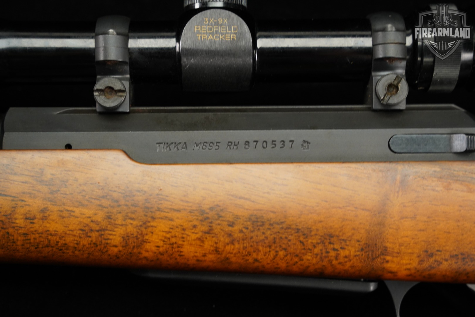 Tikka M695 RightHand 270 Win 22.4 Blued & Walnut M-695 +REDFIELD SCOPE-img-20