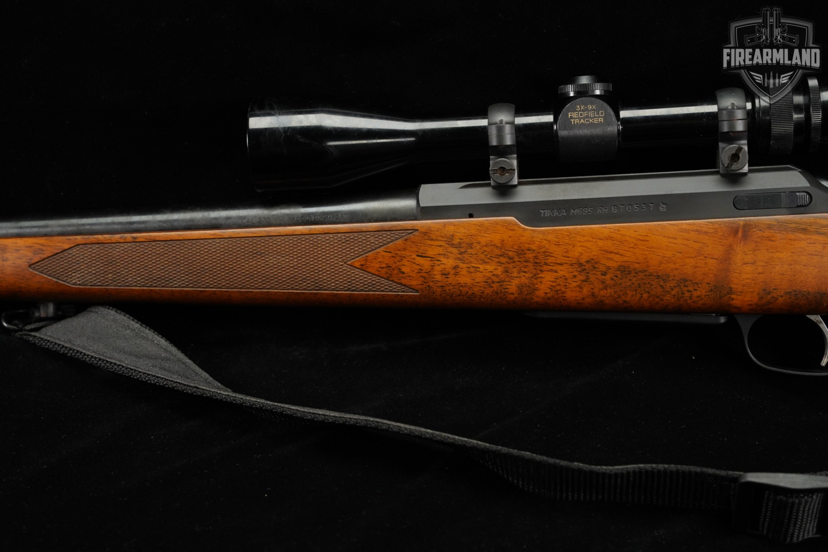 Tikka M695 RightHand 270 Win 22.4 Blued & Walnut M-695 +REDFIELD SCOPE-img-8