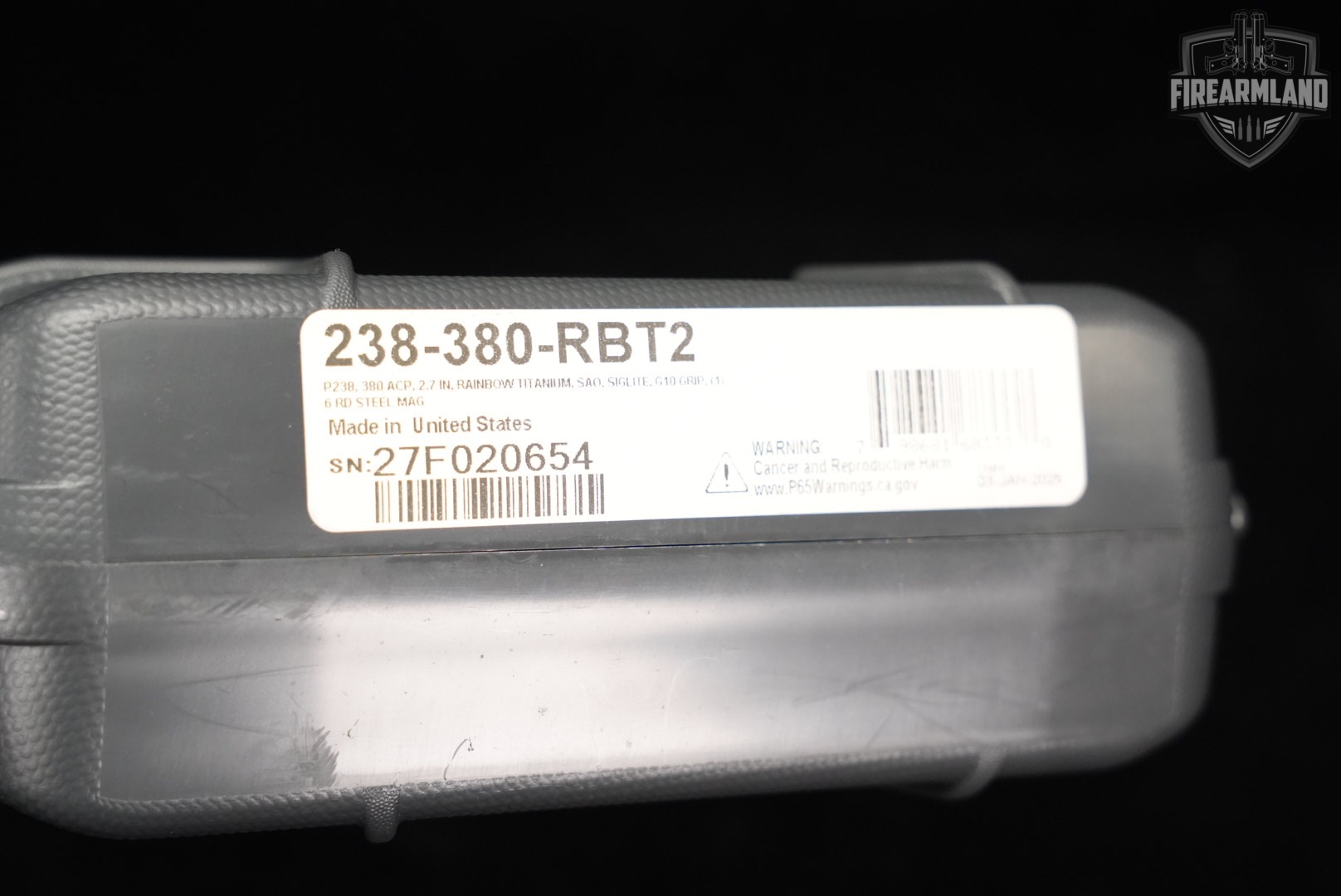 Sig Sauer P238 Rainbow Titanium 380 ACP 2.7" P 238 +ORIG CASE-img-13