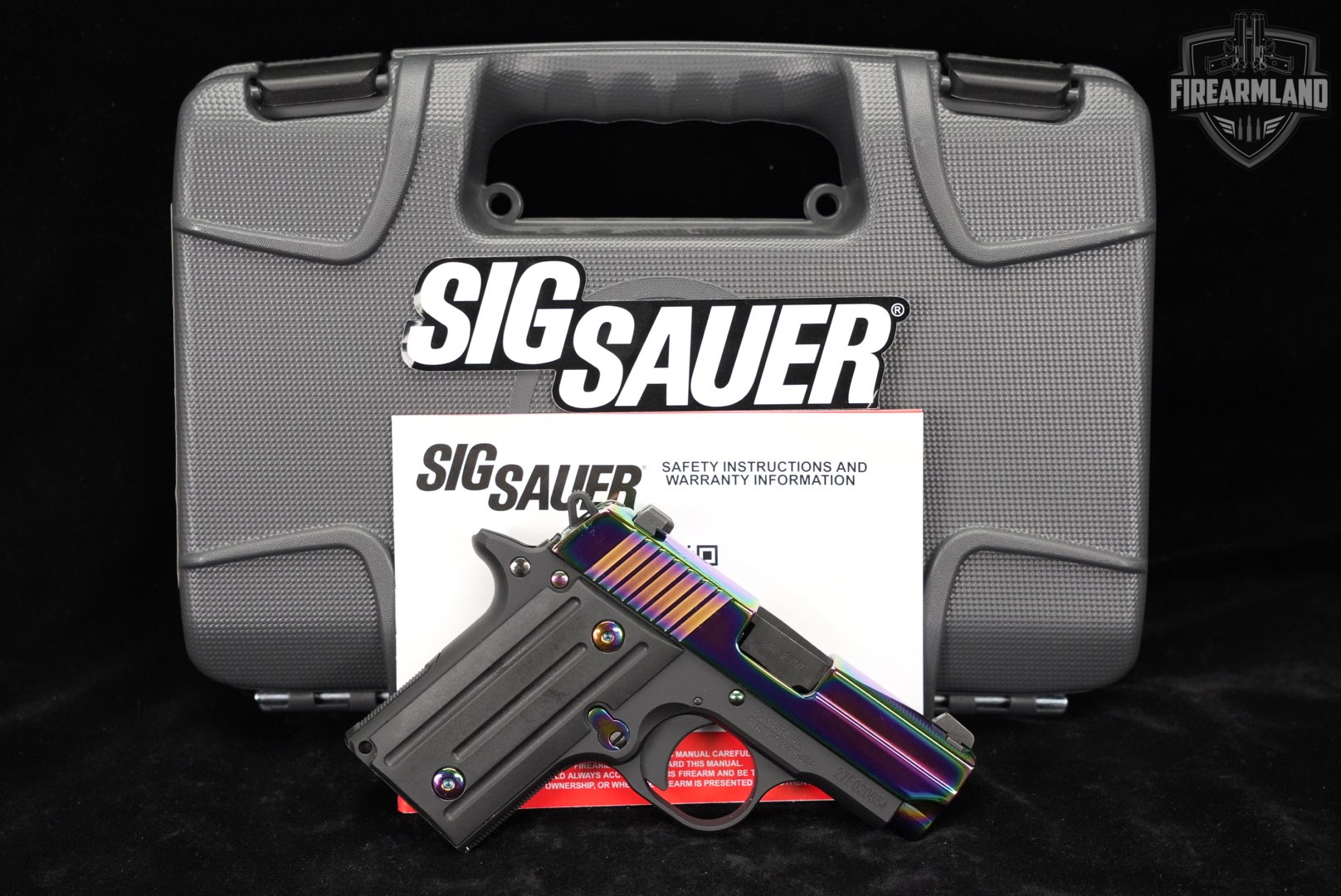 Sig Sauer P238 Rainbow Titanium 380 ACP 2.7" P 238 +ORIG CASE-img-2