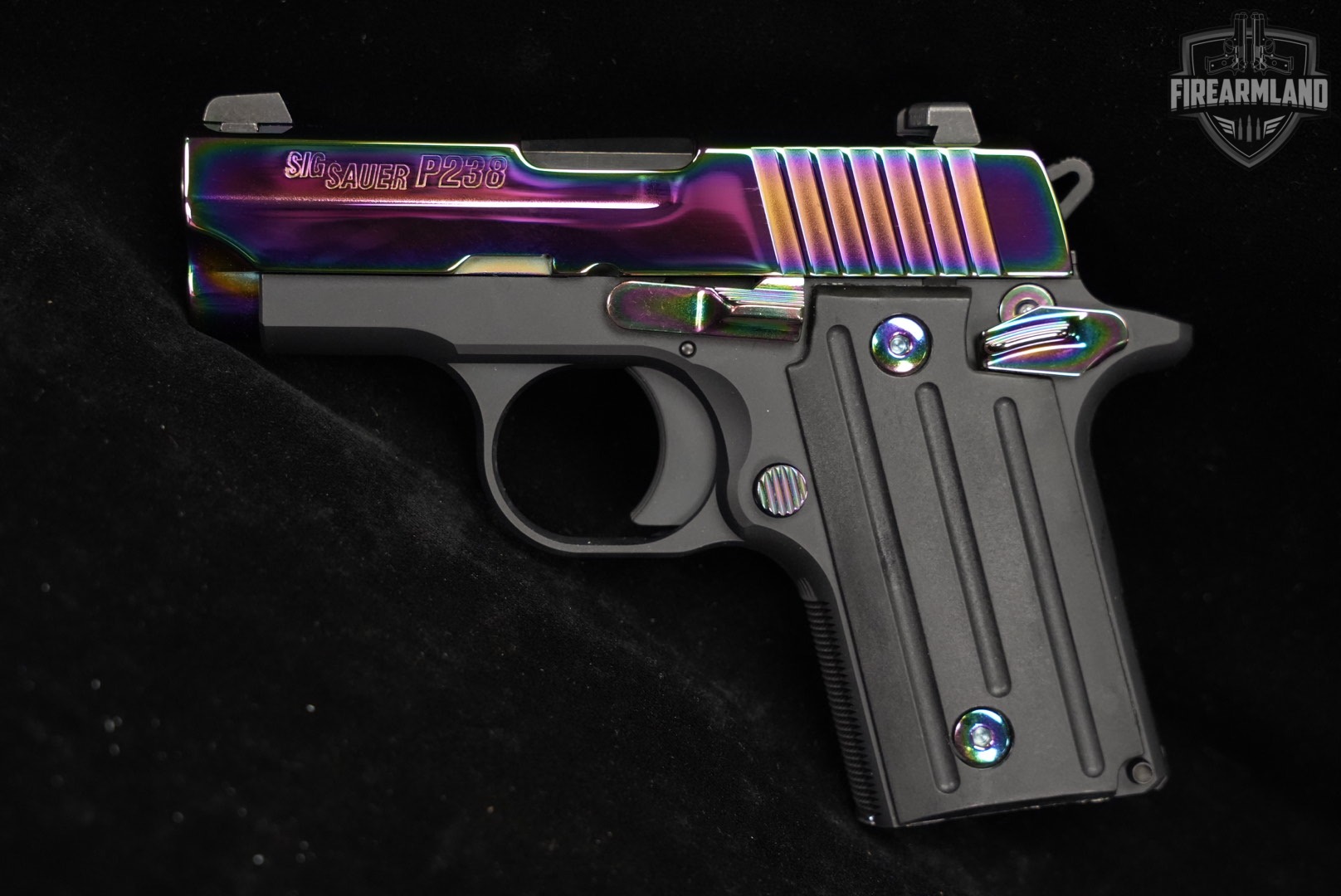 Sig Sauer P238 Rainbow Titanium 380 ACP 2.7" P 238 +ORIG CASE-img-3