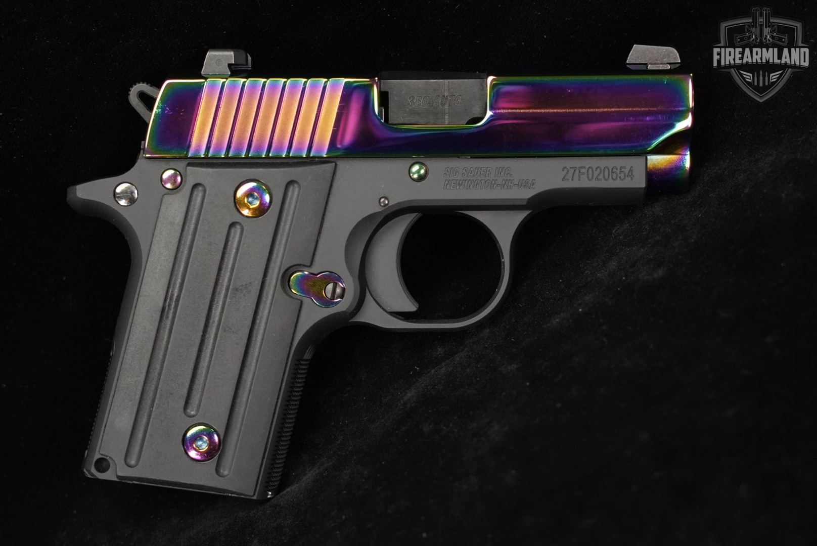 Sig Sauer P238 Rainbow Titanium 380 ACP 2.7" P 238 +ORIG CASE-img-4