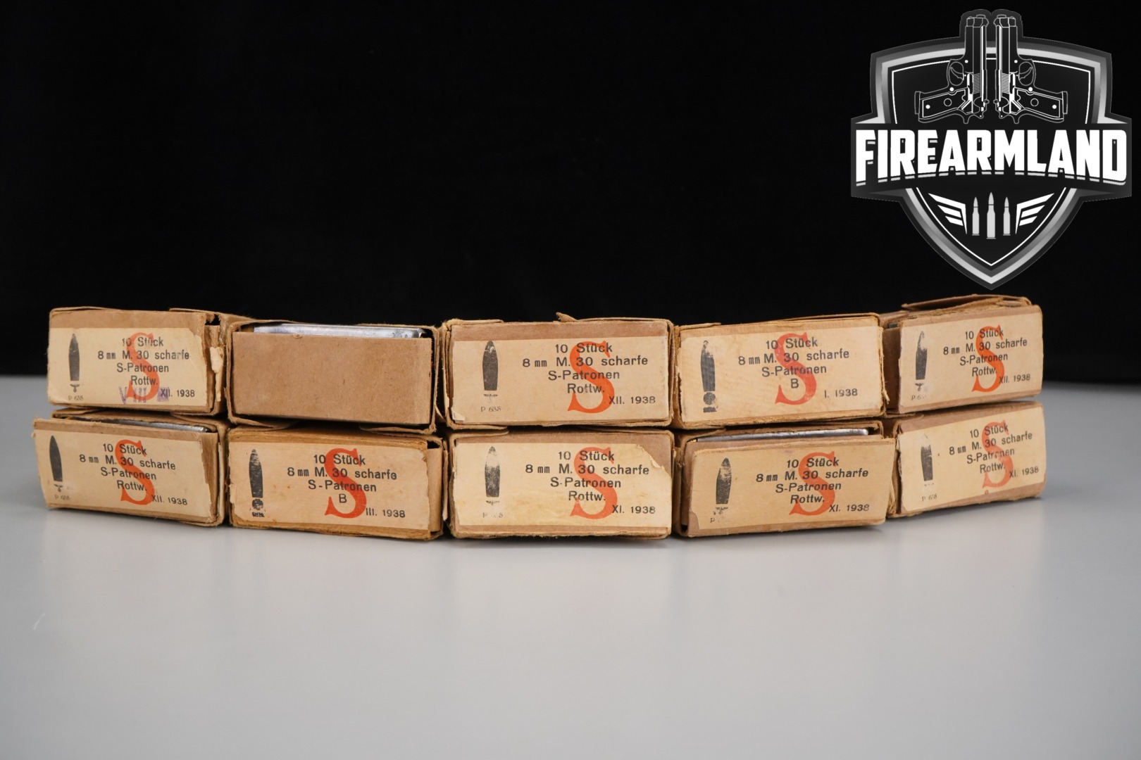 MILSURP 8mm Mauser 8mm Mauser in New - Old Stock Condition Thumbnail