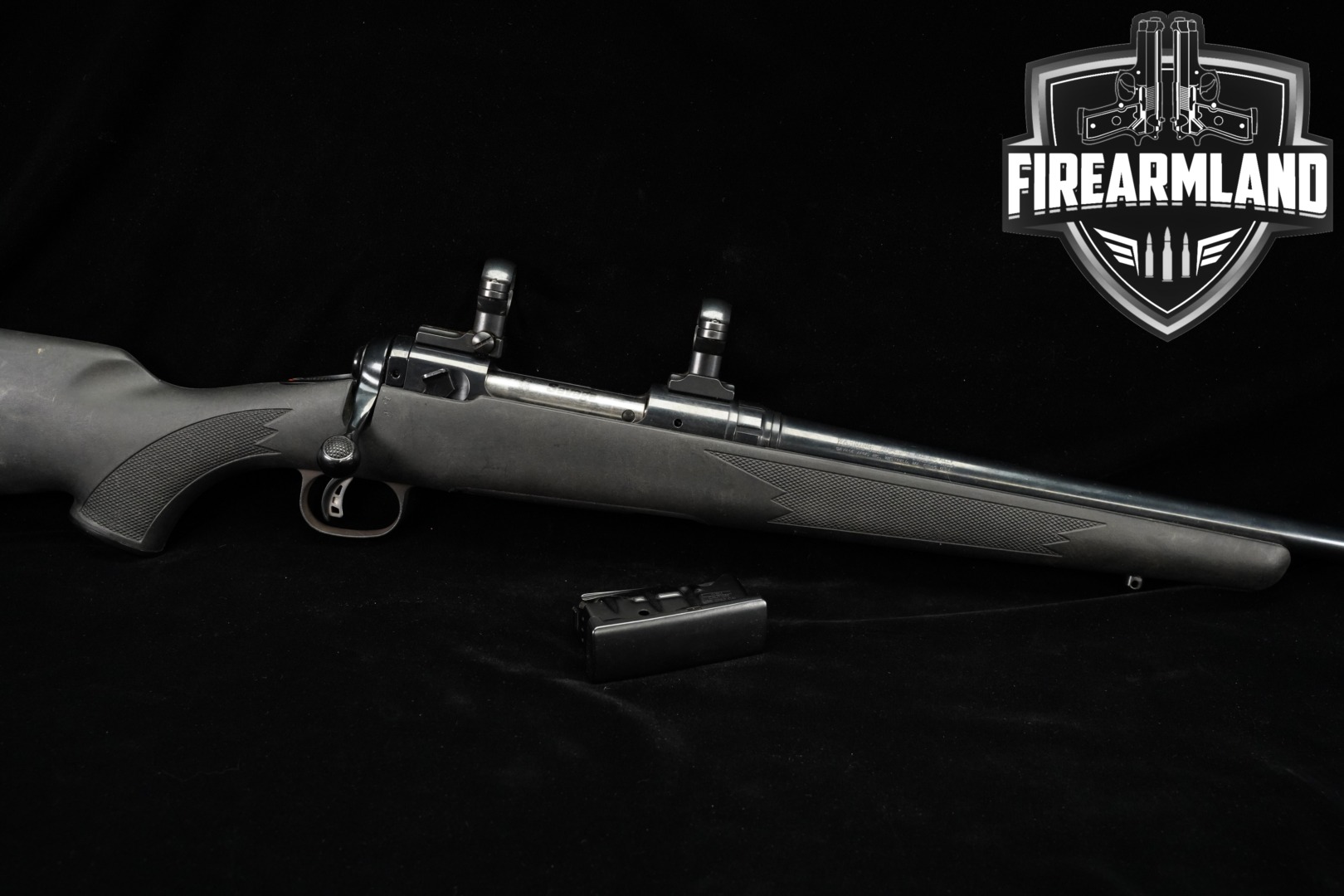 Savage Arms Model 11 300 WSM 24" Blued & Synthetic M11 +2 MAGS, SCOPE RINGS-img-0