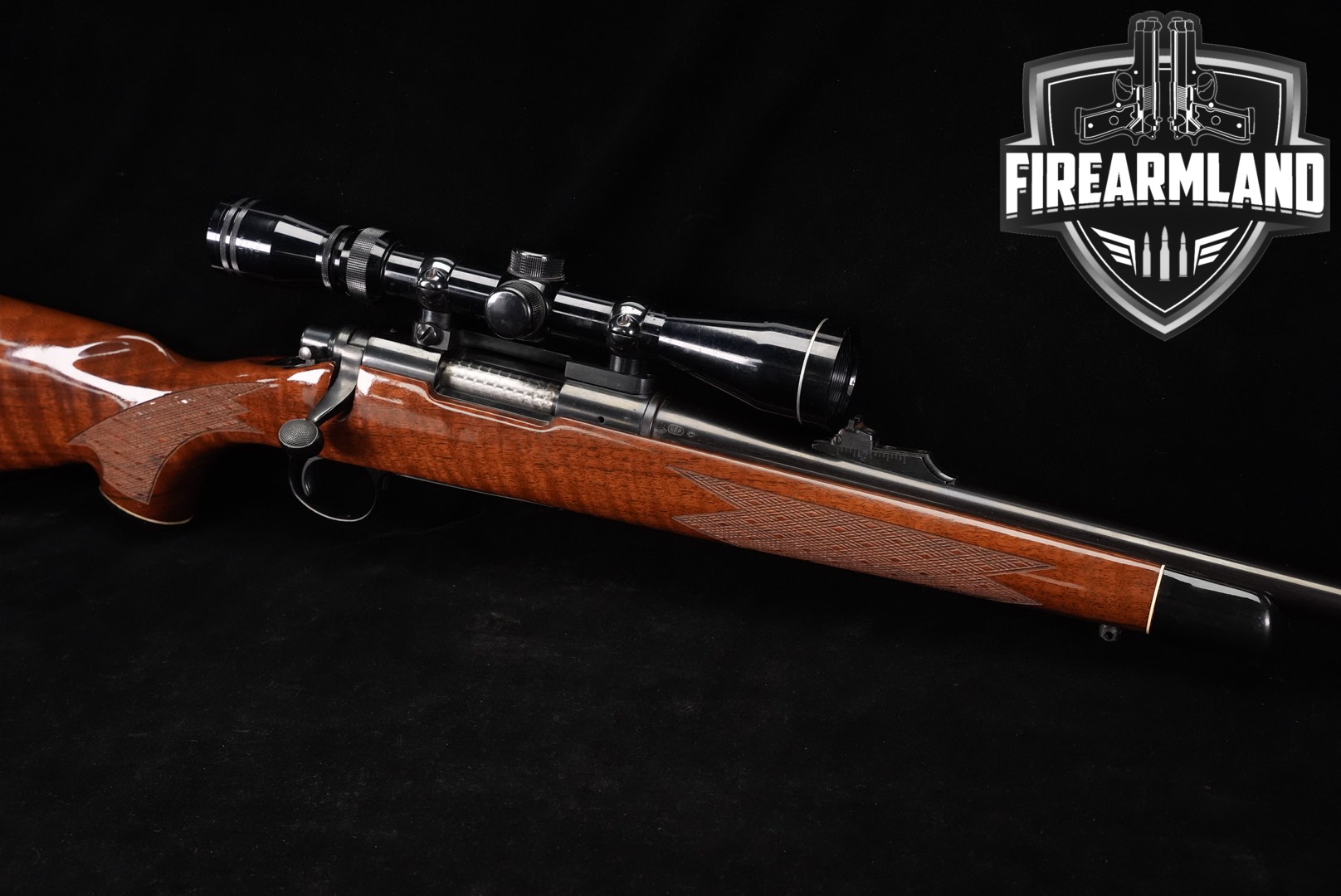 Remington Model 700 BDL 222 Rem 24 Blued & Walnut M700 +TASCO SCOPE-img-0