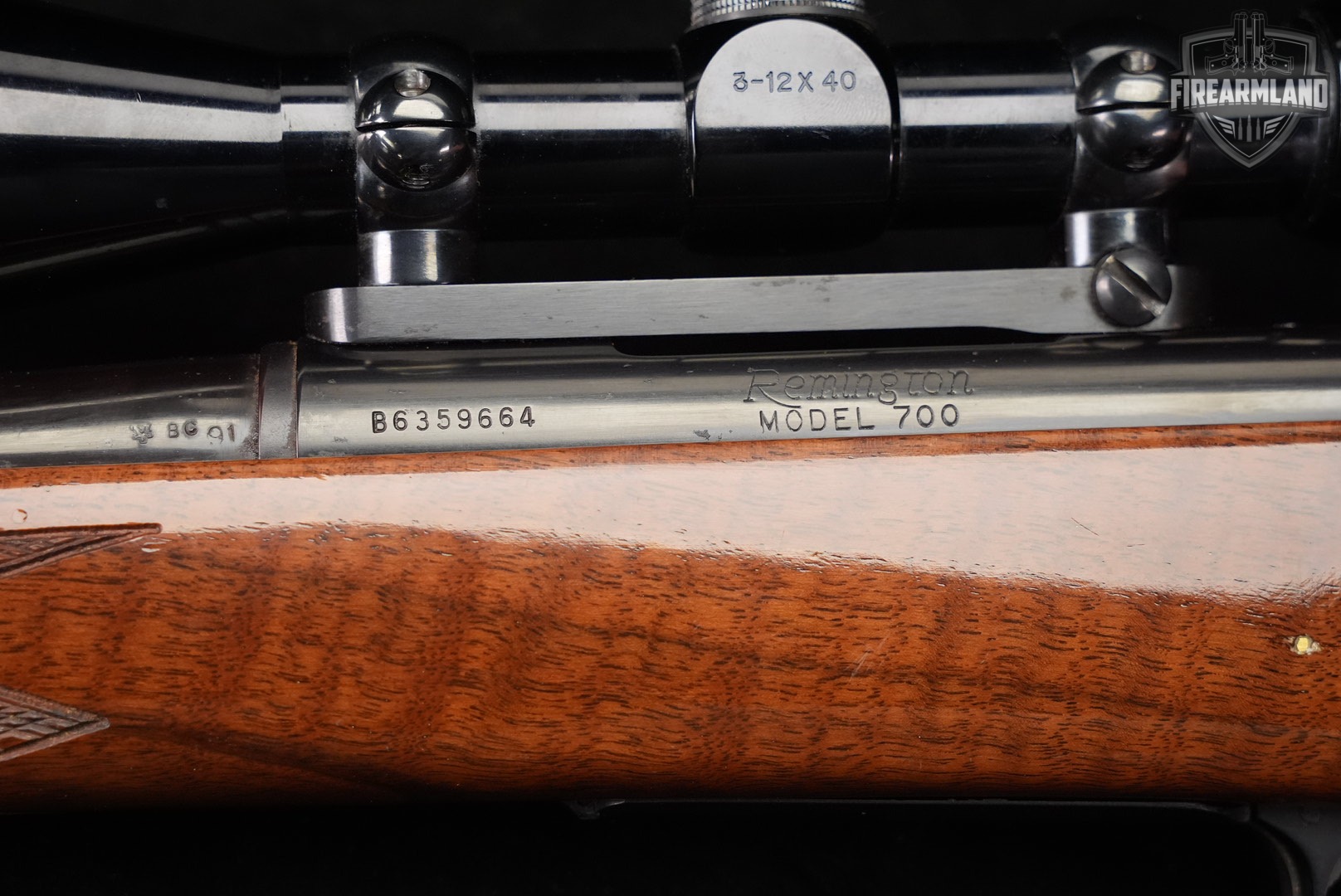 Remington Model 700 BDL 222 Rem 24 Blued & Walnut M700 +TASCO SCOPE-img-19