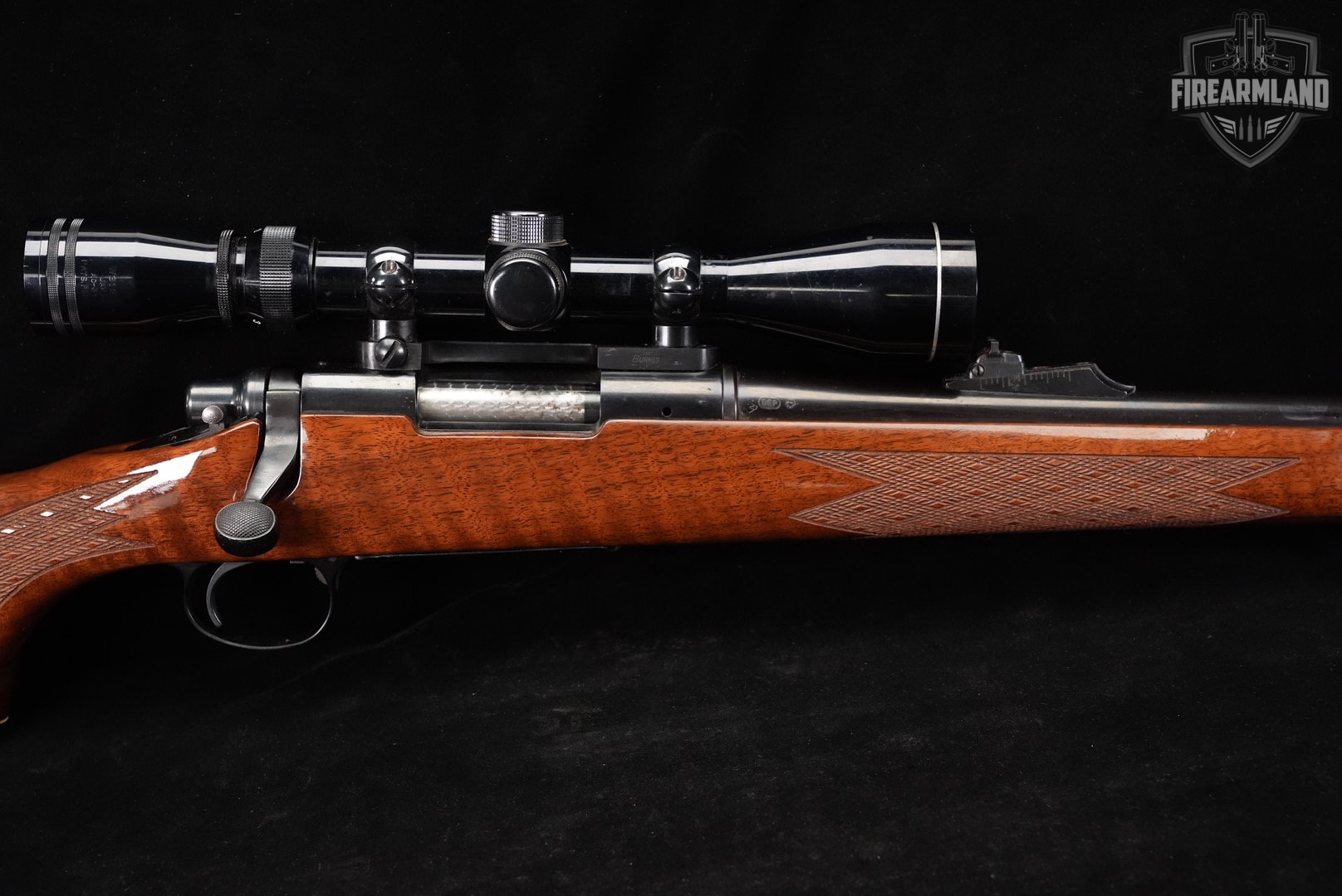 Remington Model 700 BDL 222 Rem 24 Blued & Walnut M700 +TASCO SCOPE-img-4