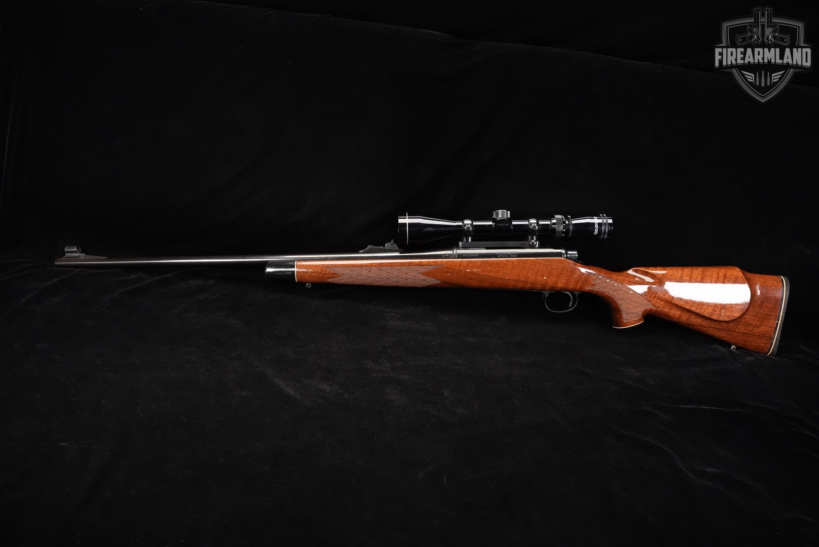 Remington Model 700 BDL 222 Rem 24 Blued & Walnut M700 +TASCO SCOPE-img-6