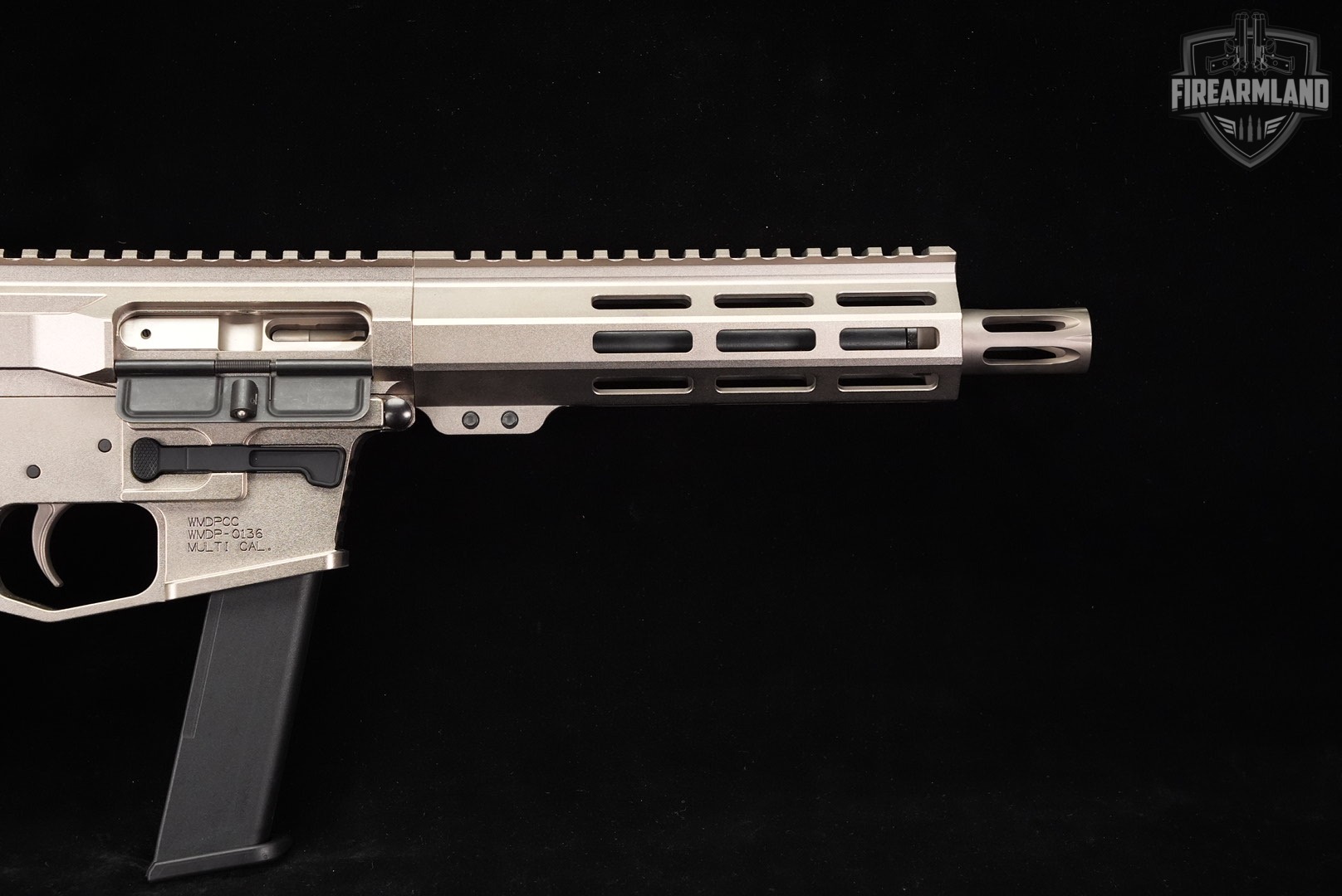 WMD Guns WMDPCC 9mm AR-9 AR9 7.5" Silver PCC +6 MAGS, CASE-img-5
