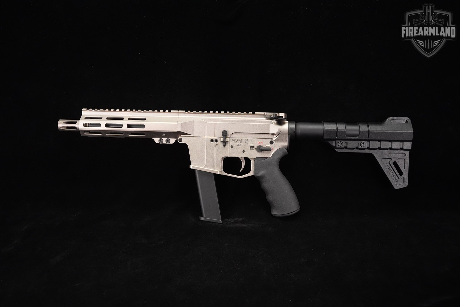 WMD Guns WMDPCC 9mm AR-9 AR9 7.5" Silver PCC +6 MAGS, CASE-img-8