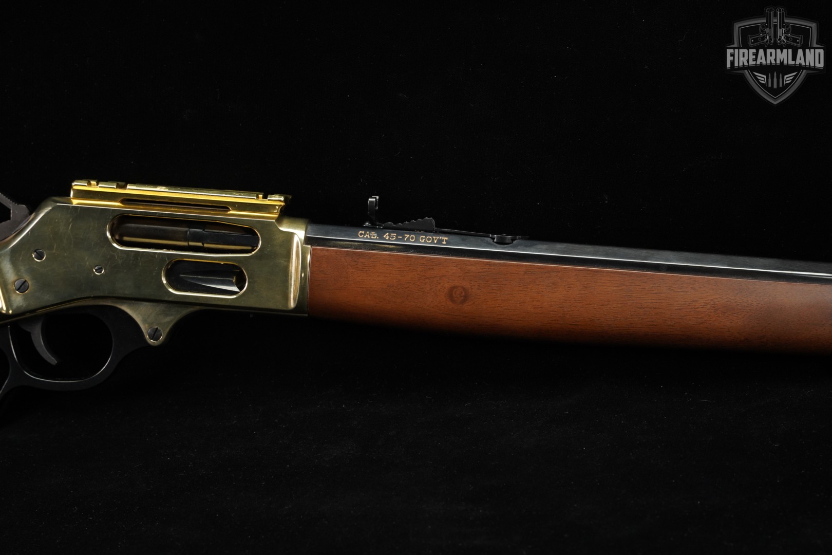 Henry Brass Lever Action 45-70 Side Gate 22" H010BG OCTAGON-img-5