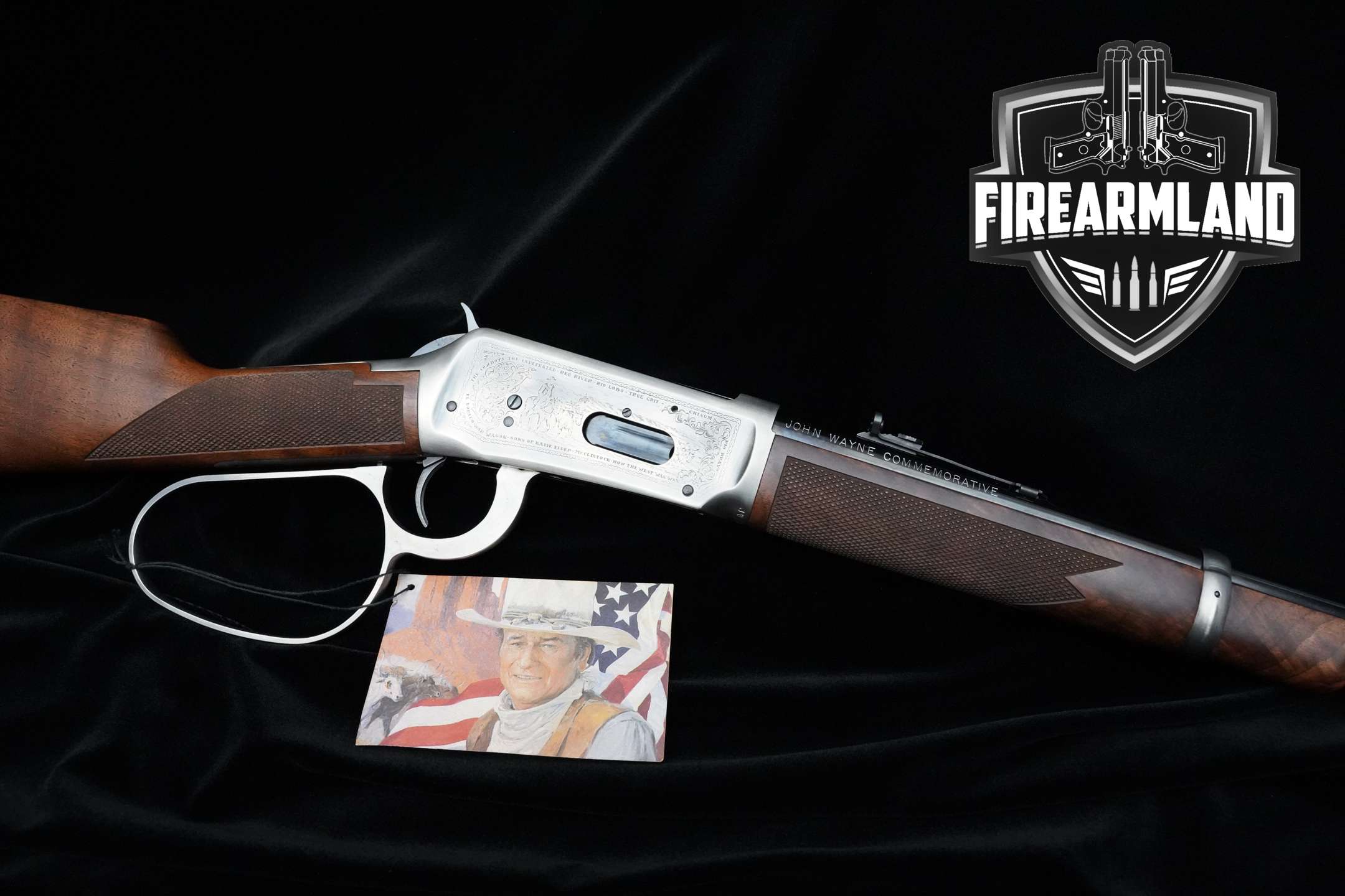 1981-85 Winchester Repeating Arms 94 John Wayne Commemorative Carbine .32-40 Winchester Two-Tone in Excellent Condition Thumbnail