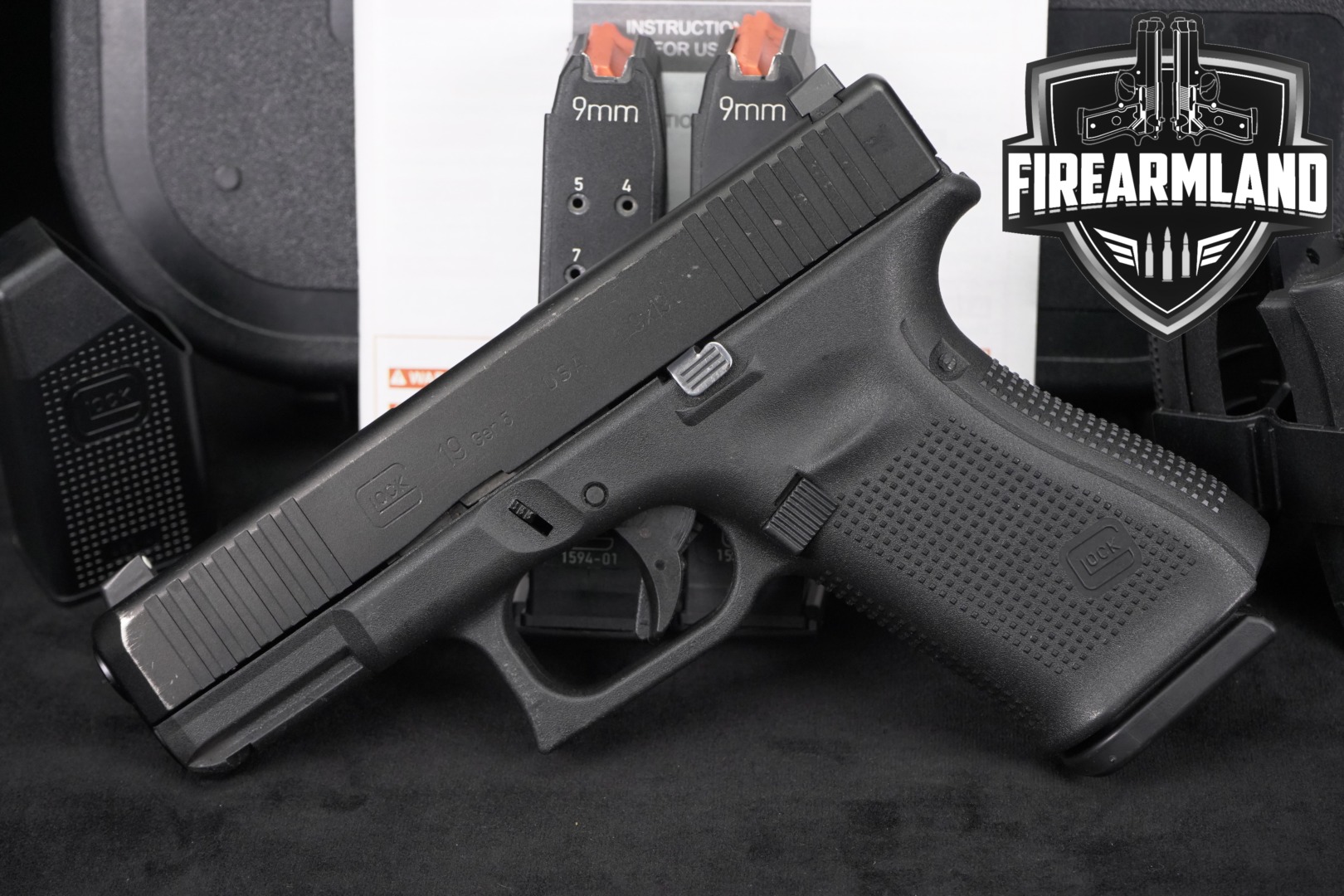 Glock G19 Gen5 9mm Luger Black in Good Condition Thumbnail