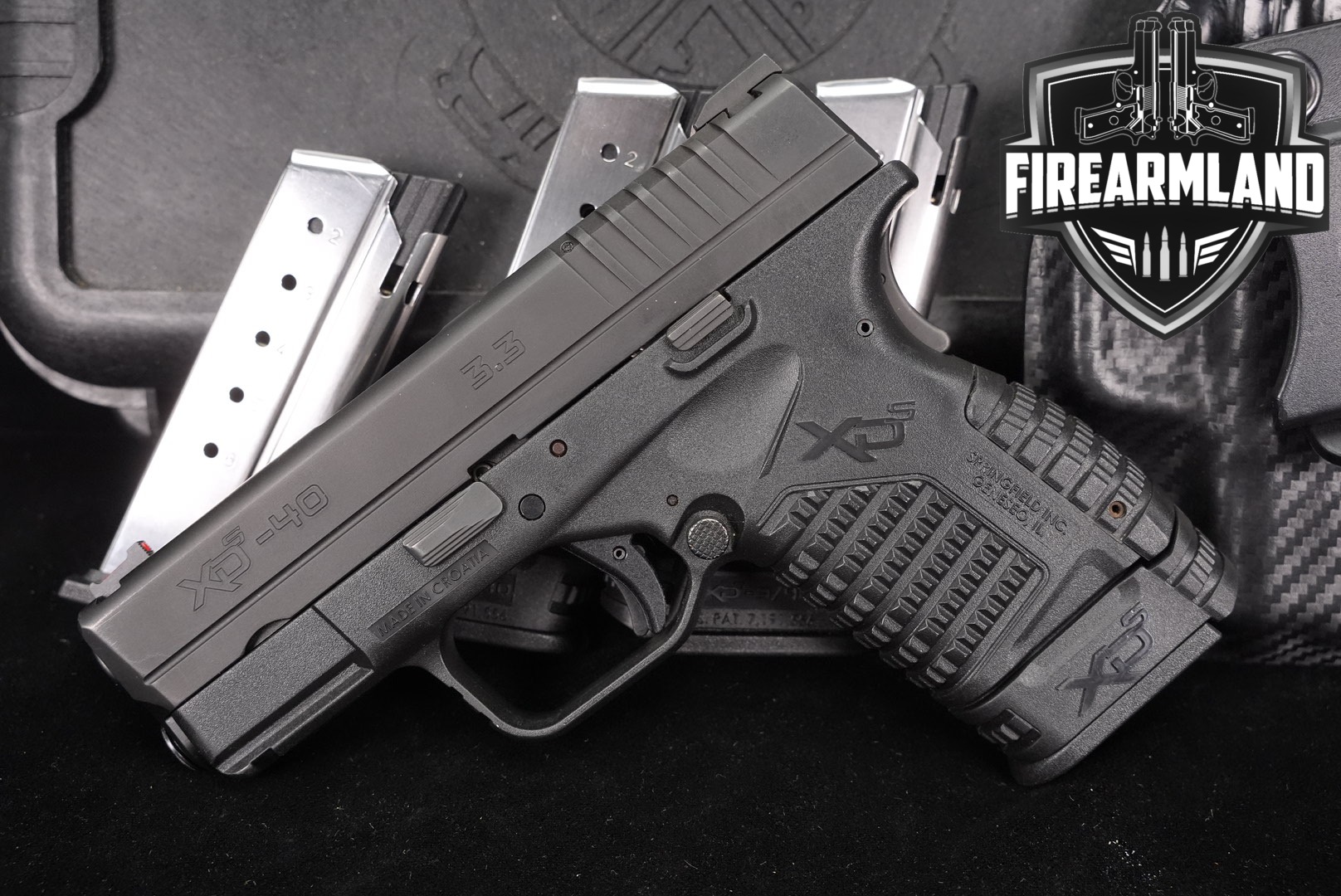 Springfield Armory XD-S 3.3 40 S&W XDS +4 MAGS & ORIG CASE-img-0