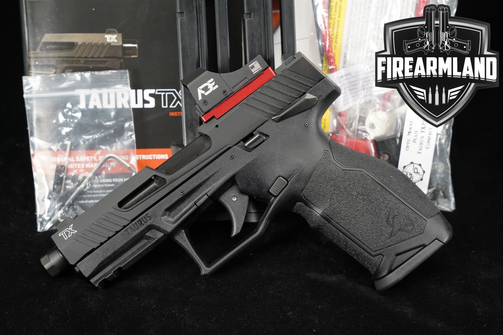 Taurus TX22 T.O.R.O. .22 LR Black in Excellent Condition Thumbnail