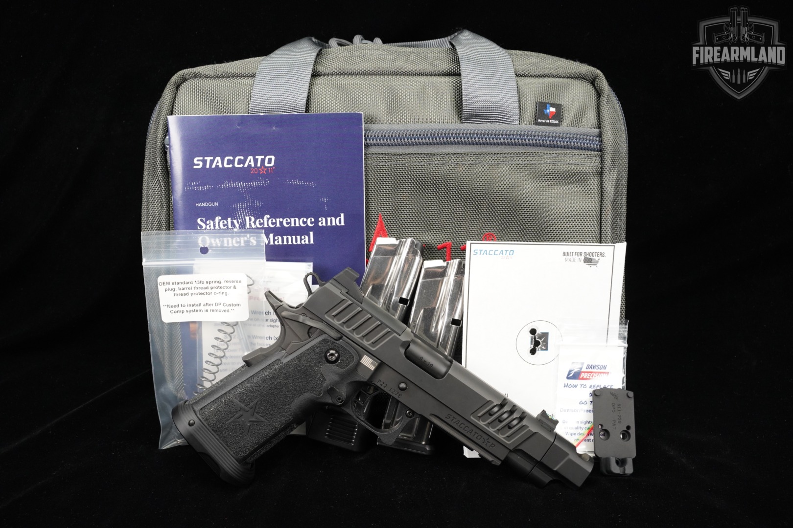 LIMITED Staccato P DPO ICE COMP 9mm 5" STI 1911 2011 +3 MAGS & ORIG CASE-img-2