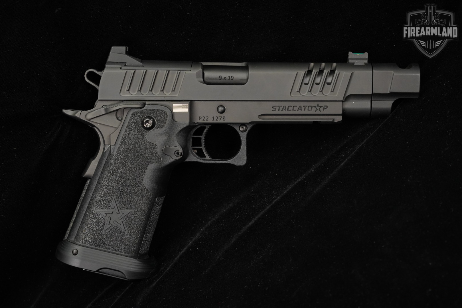 LIMITED Staccato P DPO ICE COMP 9mm 5" STI 1911 2011 +3 MAGS & ORIG CASE-img-3