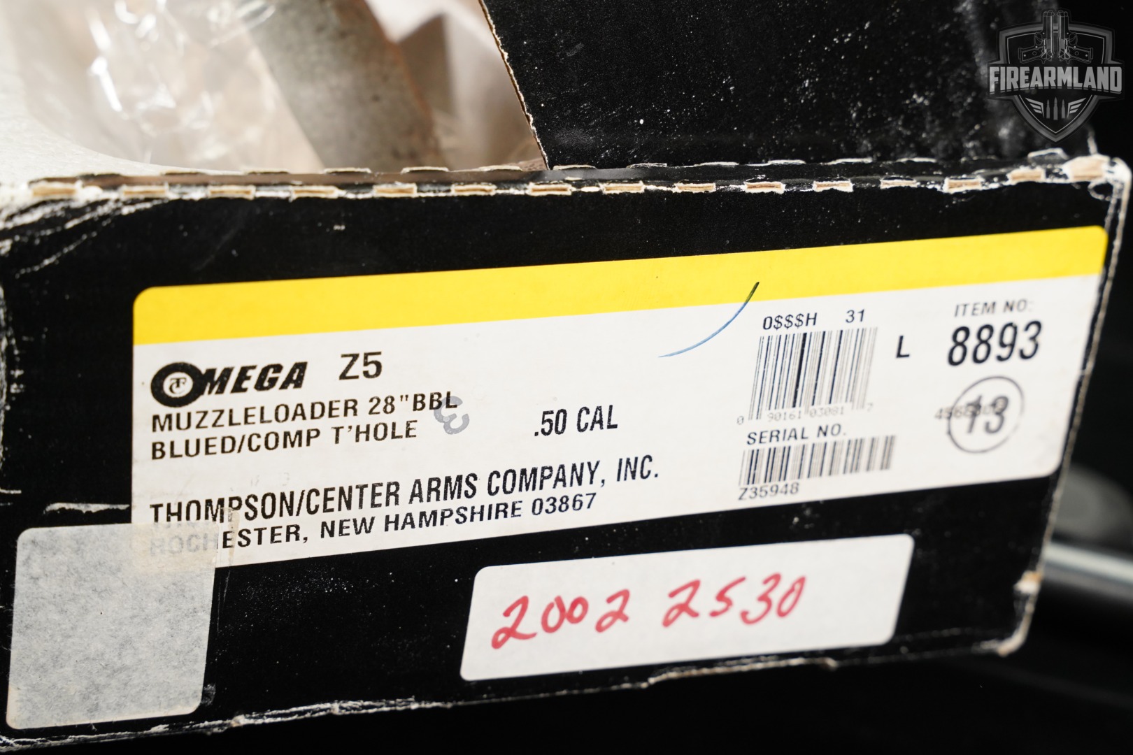 Thompson Center T/C Omega Z5 50 BPM 28" TC +ORIG BOX-img-23