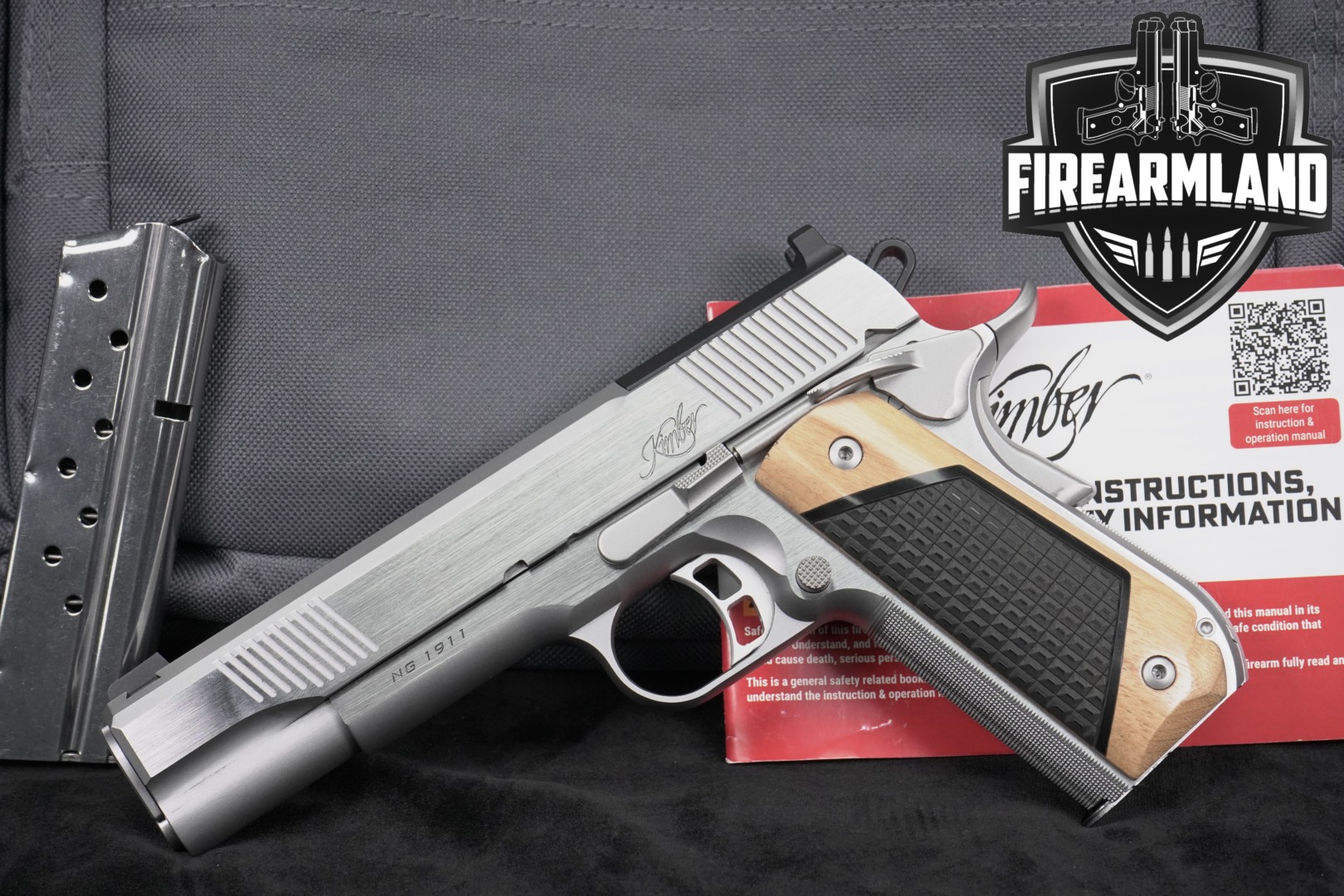 Kimber NG 1911 OR 9mm Luger Stainless in Good Condition Thumbnail