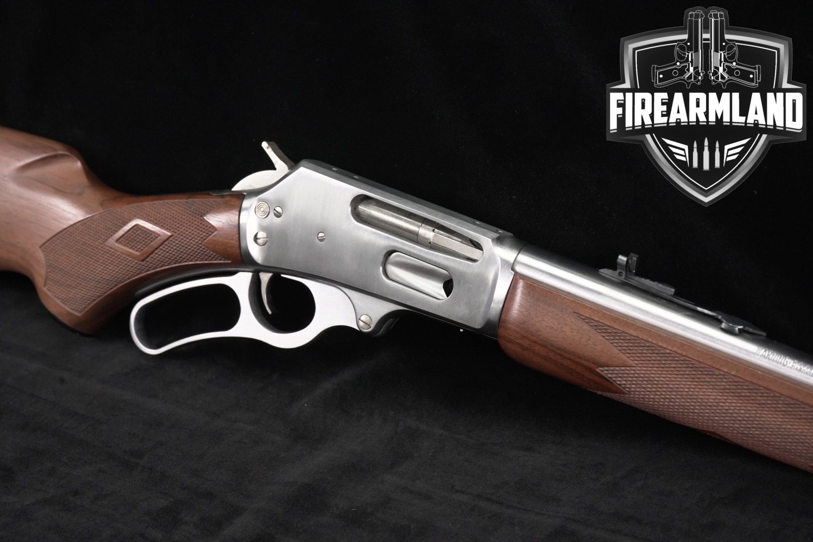 2003 Marlin Firearms Co. Model 336SS .30-30 Satin Stainless & Walnut in Excellent Condition Thumbnail