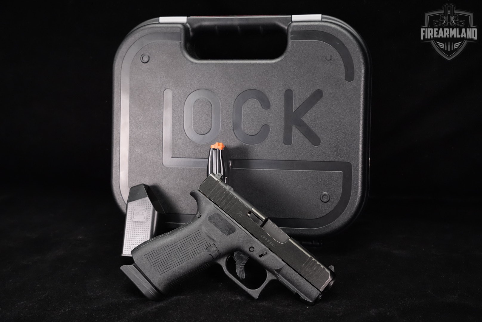 Glock 43X MOS G43X Slimline 9mm 3.41" +2 MAGS & ORIG CASE-img-2