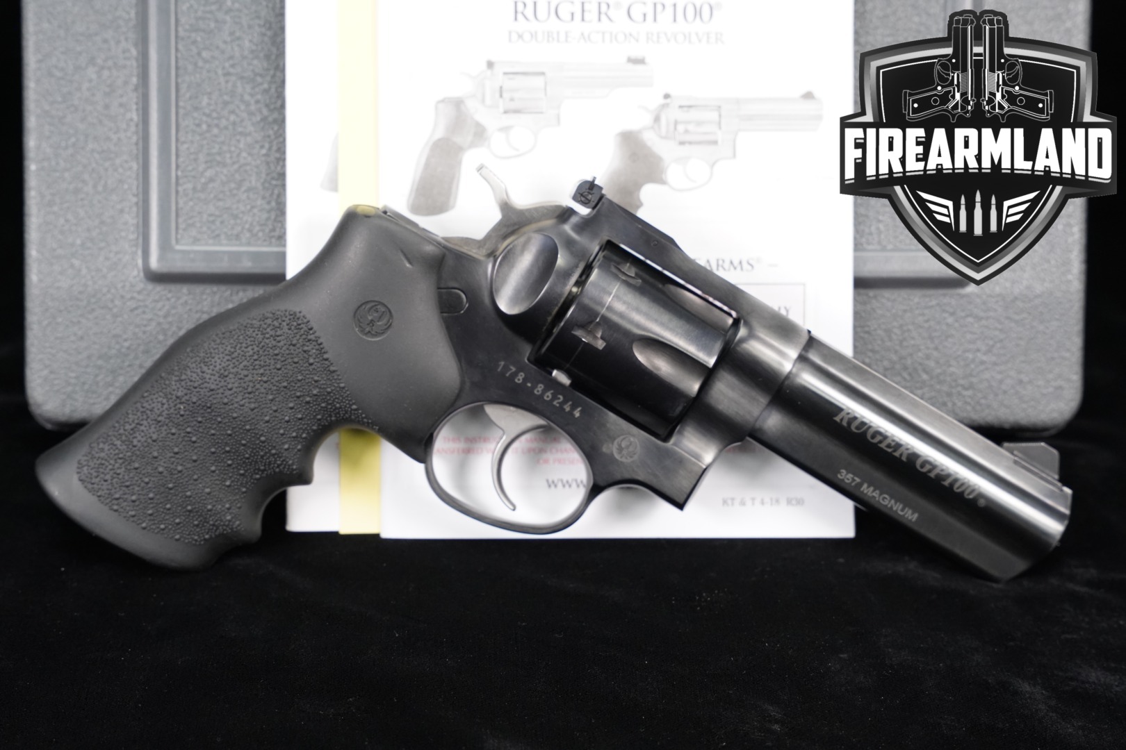 2018 Sturm Ruger GP100 .357 Mag. Blued in Excellent Condition Thumbnail