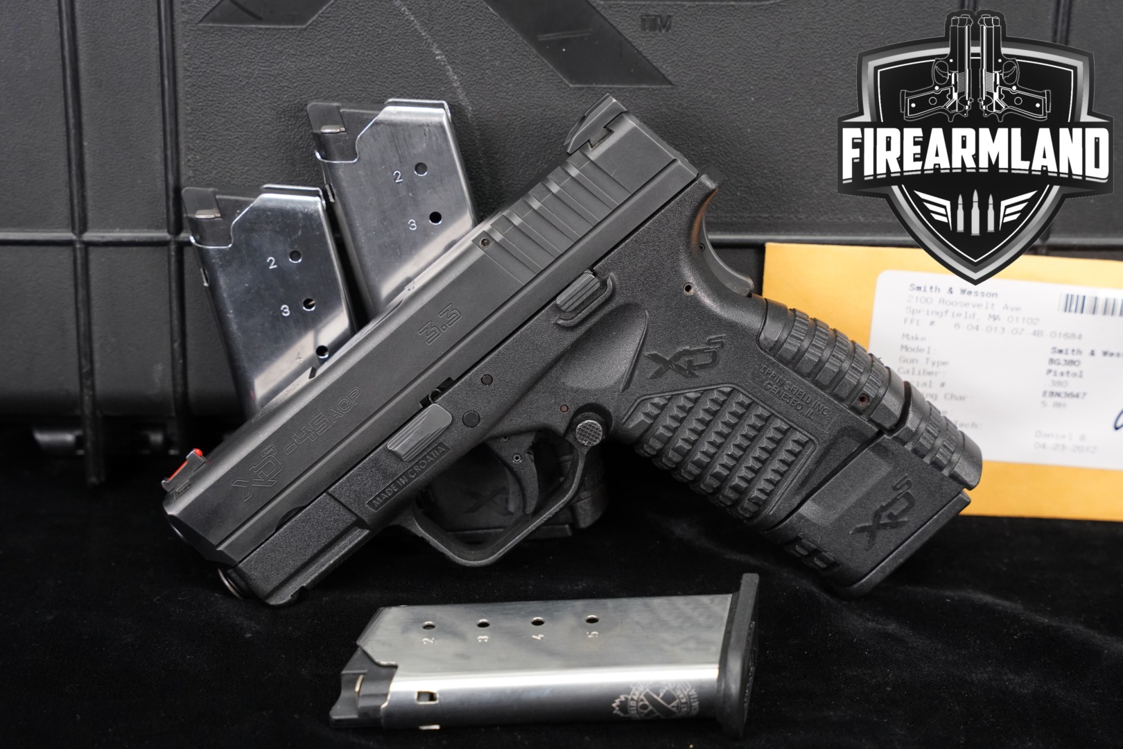 Springfield Armory XD-S 3.3 .45 ACP Black in Good Condition Thumbnail