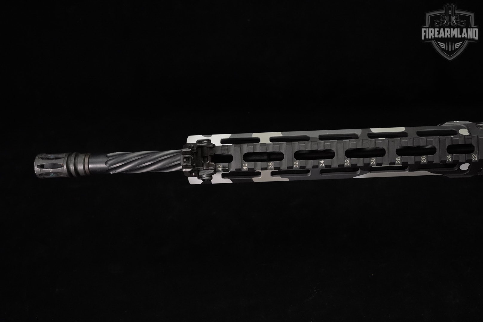 LWRC M6IC IC-DI 5.56 NATO AR-15 AR15 16" Gray/Black/White Camo M6 +3 MAGS-img-11