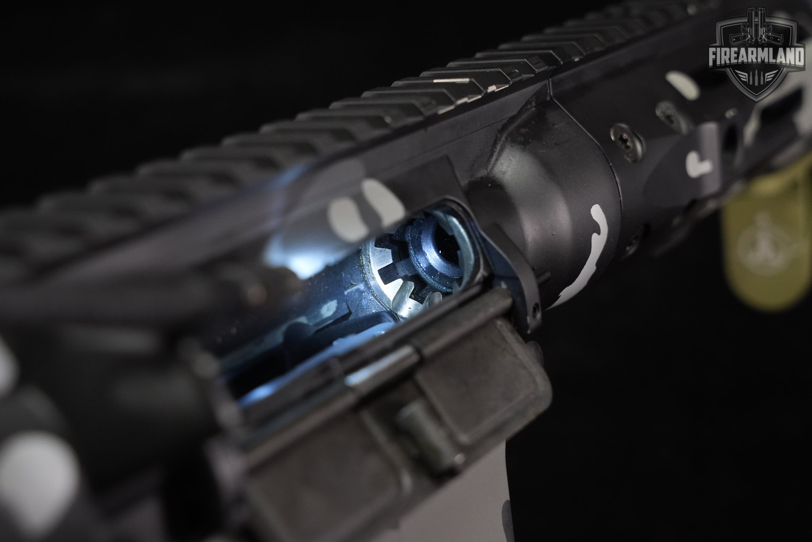 LWRC M6IC IC-DI 5.56 NATO AR-15 AR15 16" Gray/Black/White Camo M6 +3 MAGS-img-22