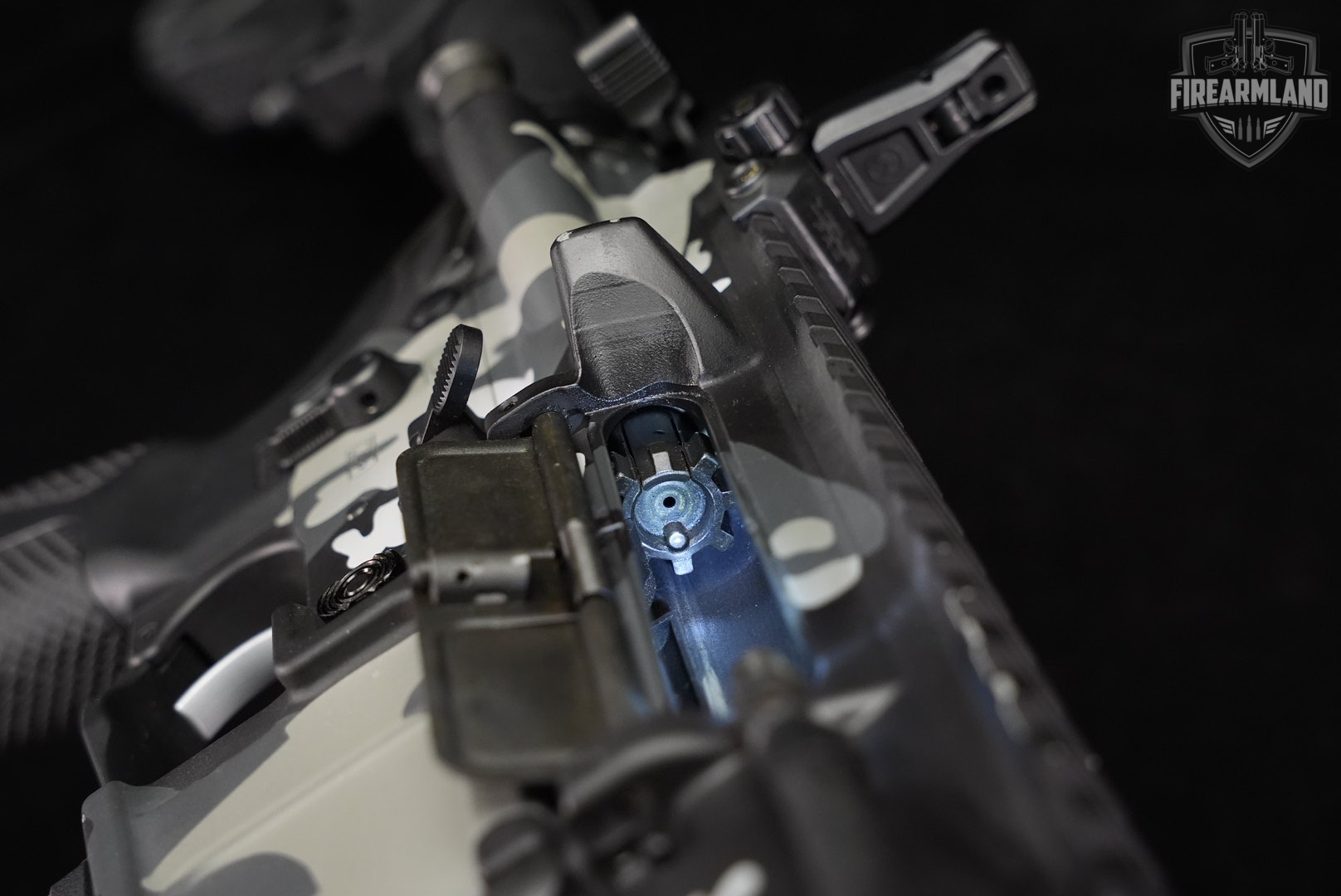 LWRC M6IC IC-DI 5.56 NATO AR-15 AR15 16" Gray/Black/White Camo M6 +3 MAGS-img-23