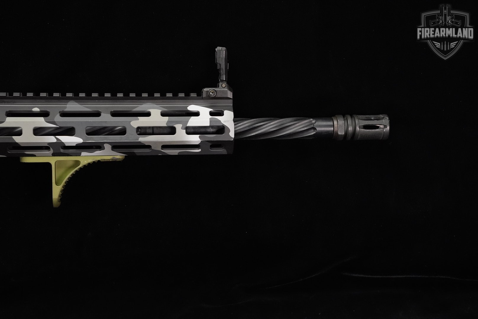 LWRC M6IC IC-DI 5.56 NATO AR-15 AR15 16" Gray/Black/White Camo M6 +3 MAGS-img-6