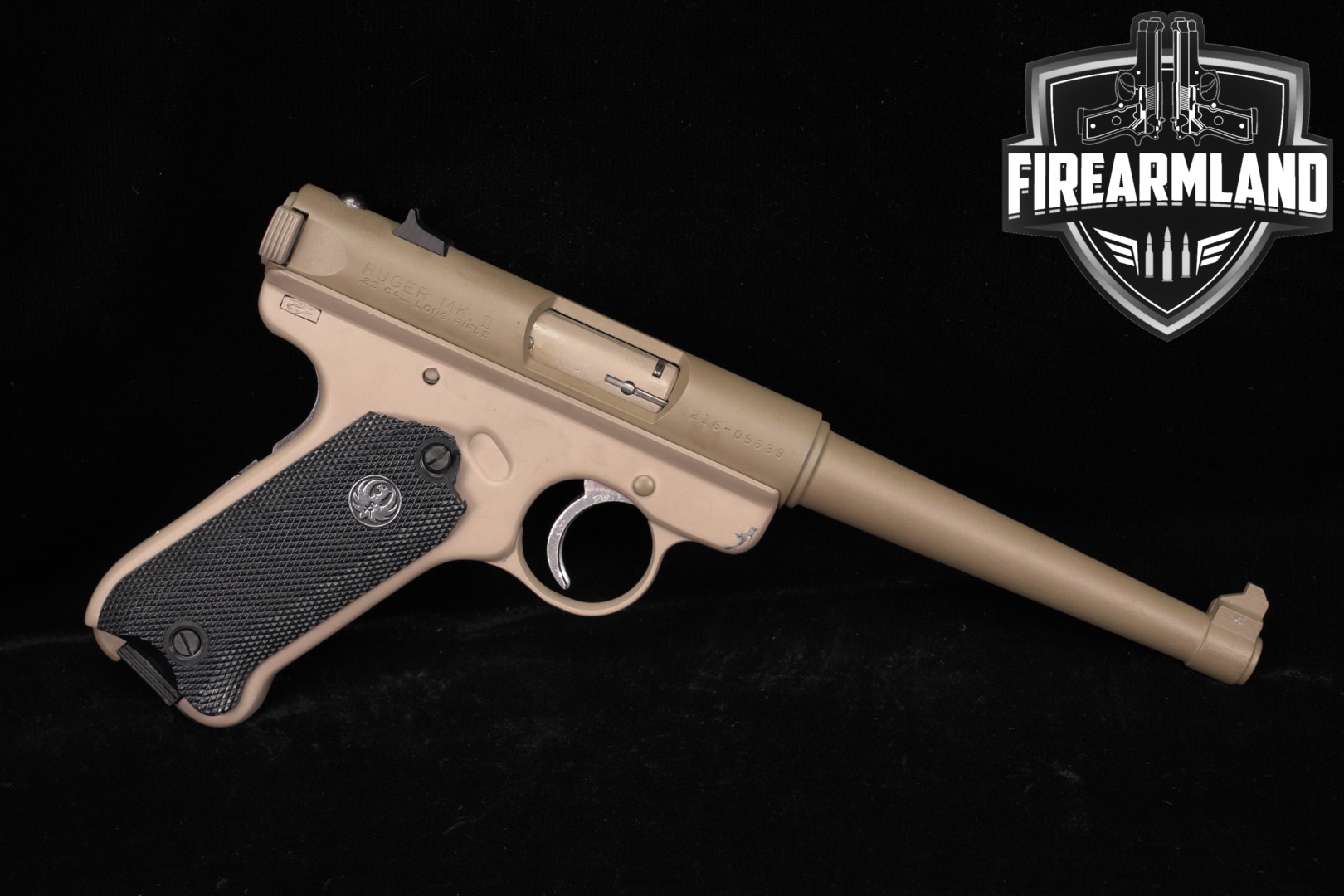 Ruger Mark II Standard 22LR 6" FDE MK 2-img-0